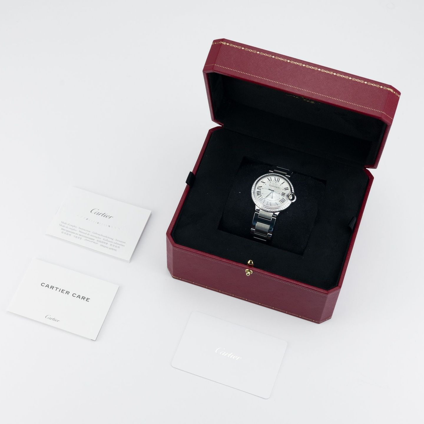 Cartier Ballon Bleu 36mm W4BB0024 (2023) - Zilver wijzerplaat 36mm Staal (2/7)