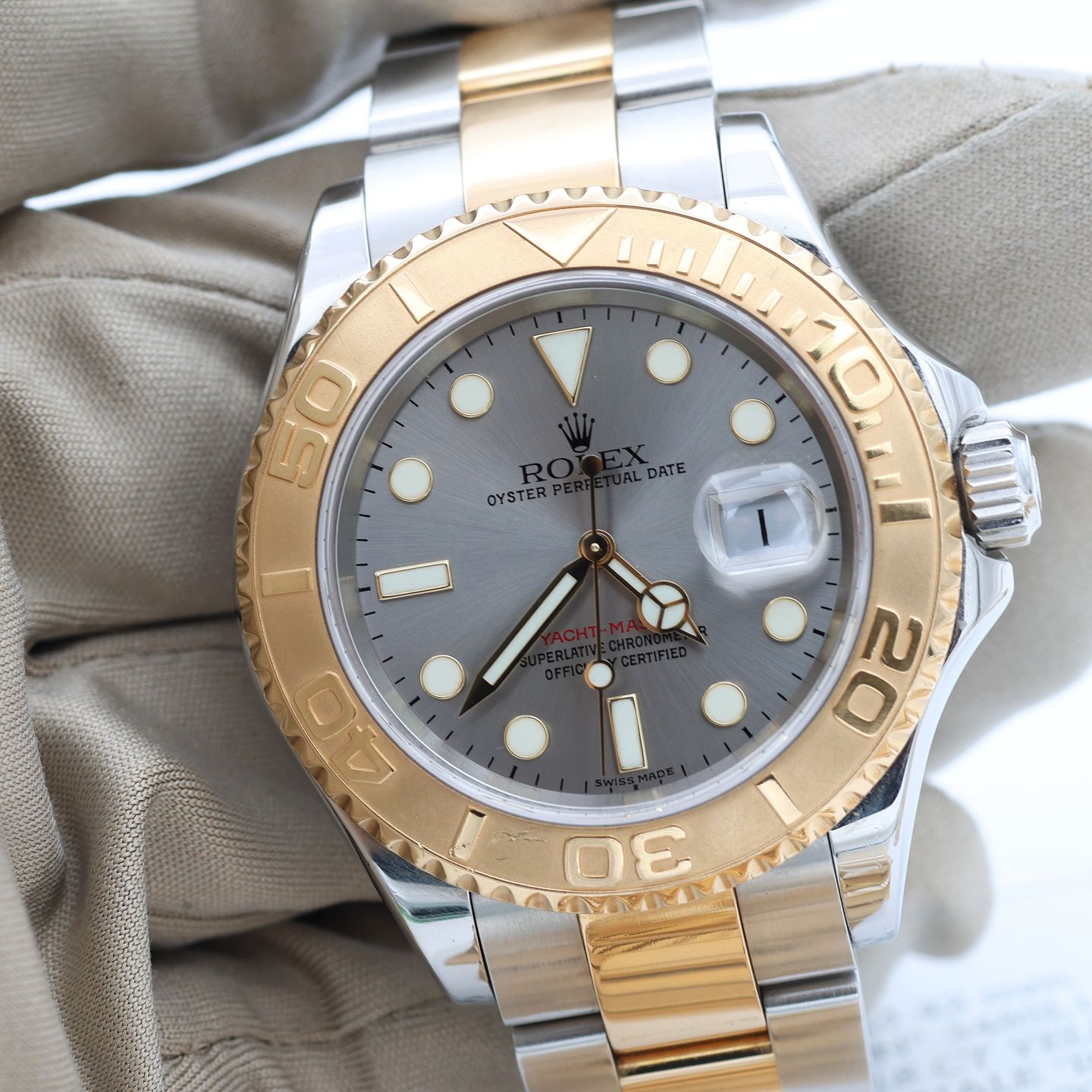 Rolex Yacht-Master 40 16622 (Unknown (random serial)) - 40 mm Steel case (7/8)