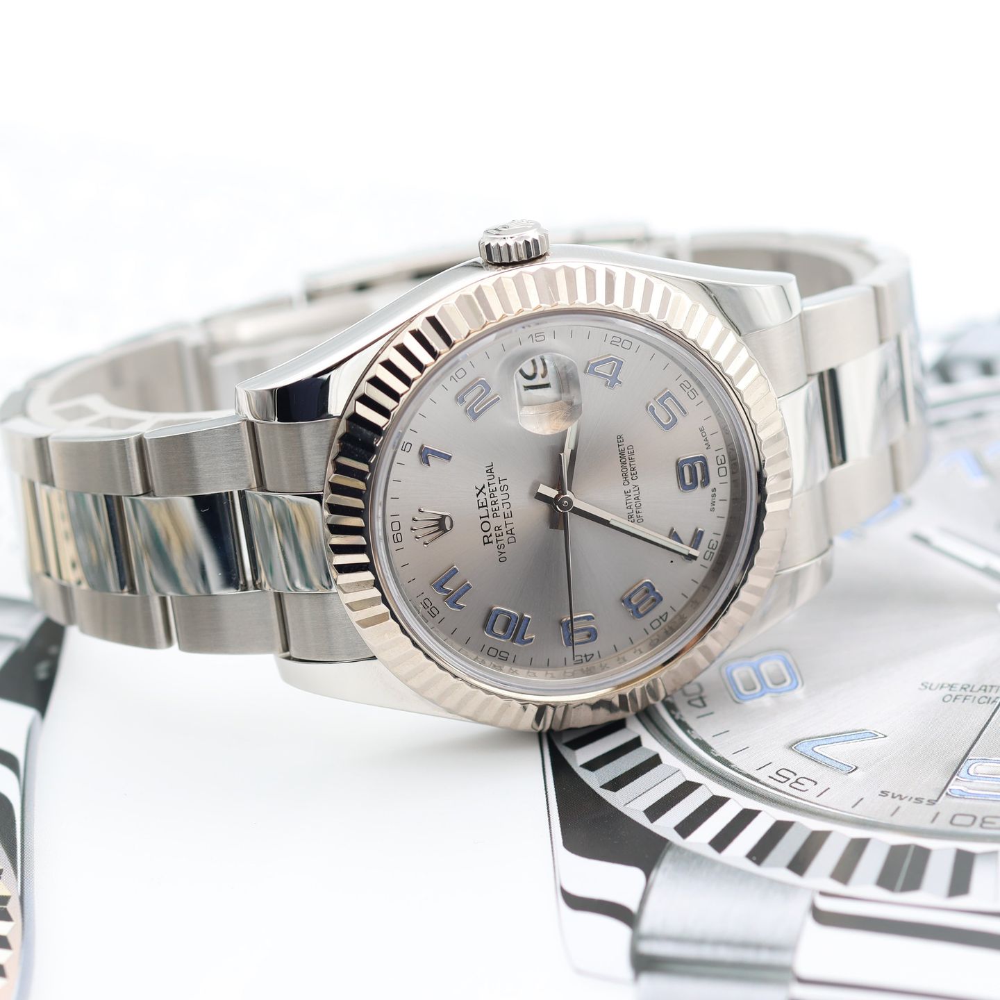 Rolex Datejust II 116334 (Onbekend (willekeurig serienummer)) - 41mm Staal (7/8)