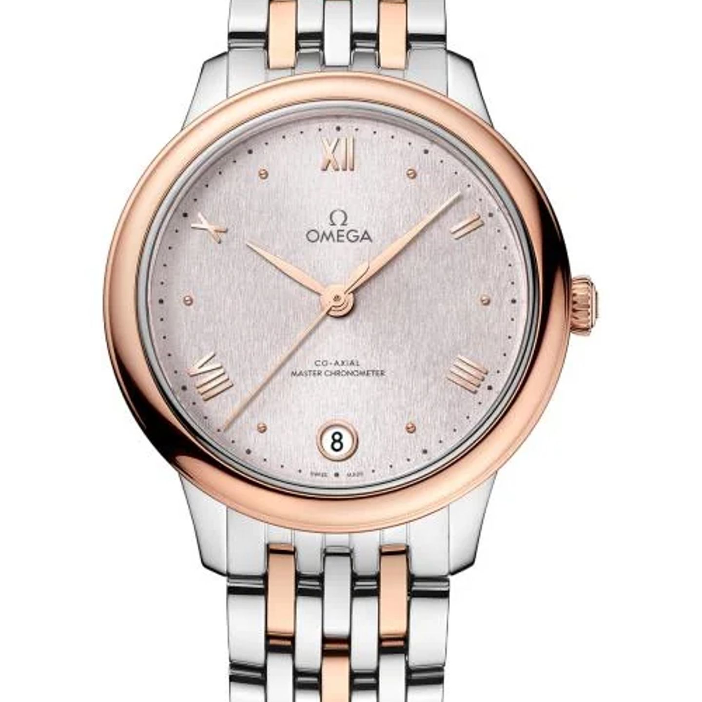 Omega De Ville 434.20.34.20.02.003 (2026) - Pink dial 34 mm Gold/Steel case (1/1)