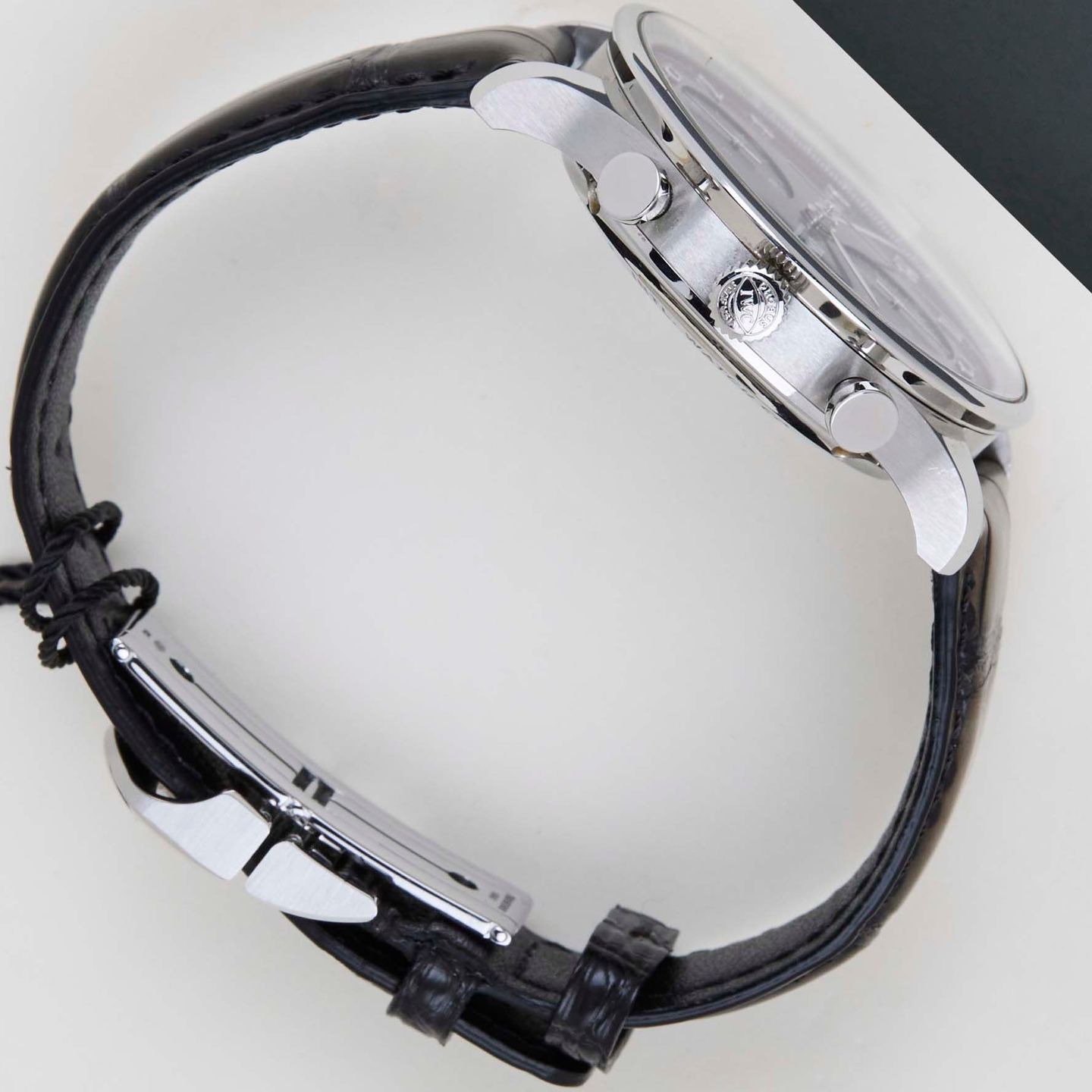 IWC Portuguese Chronograph IW371609 (2020) - Zwart wijzerplaat 41mm Staal (7/8)