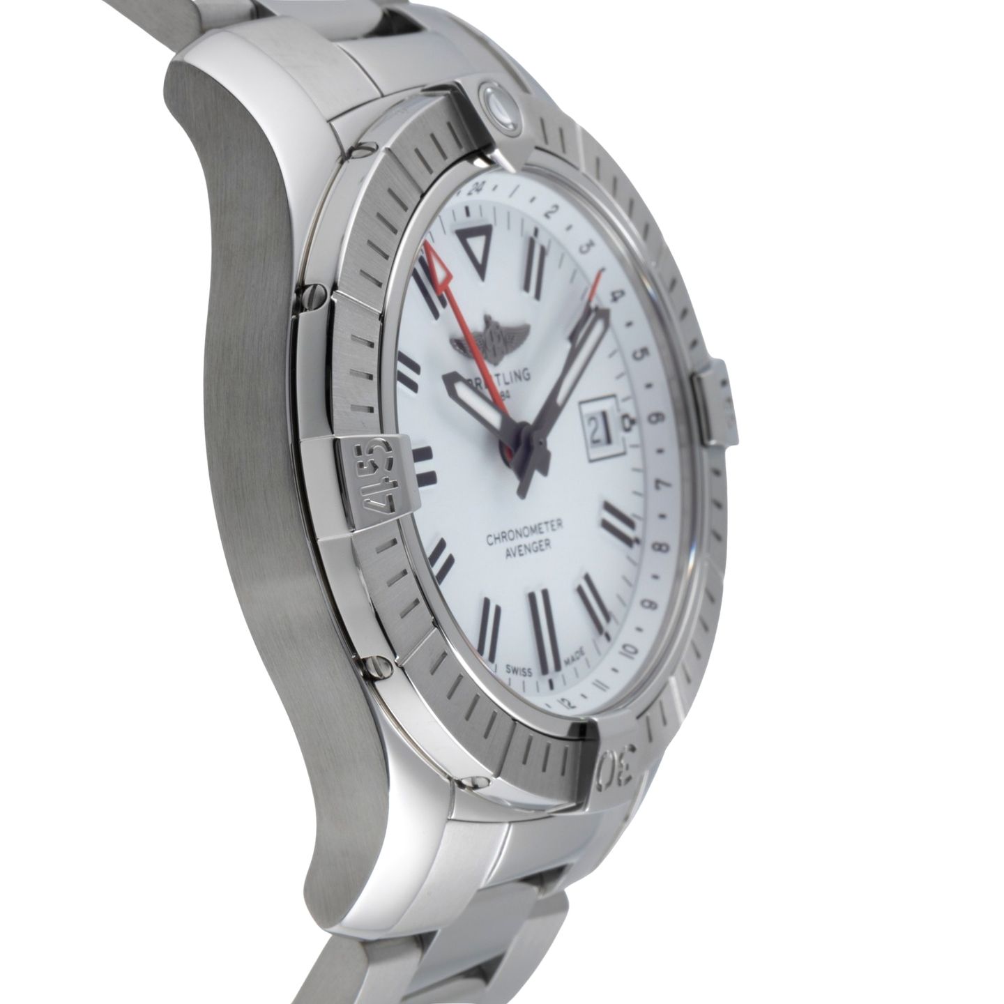Breitling Avenger A32397101A1A1 (2021) - White dial 43 mm Steel case (7/8)