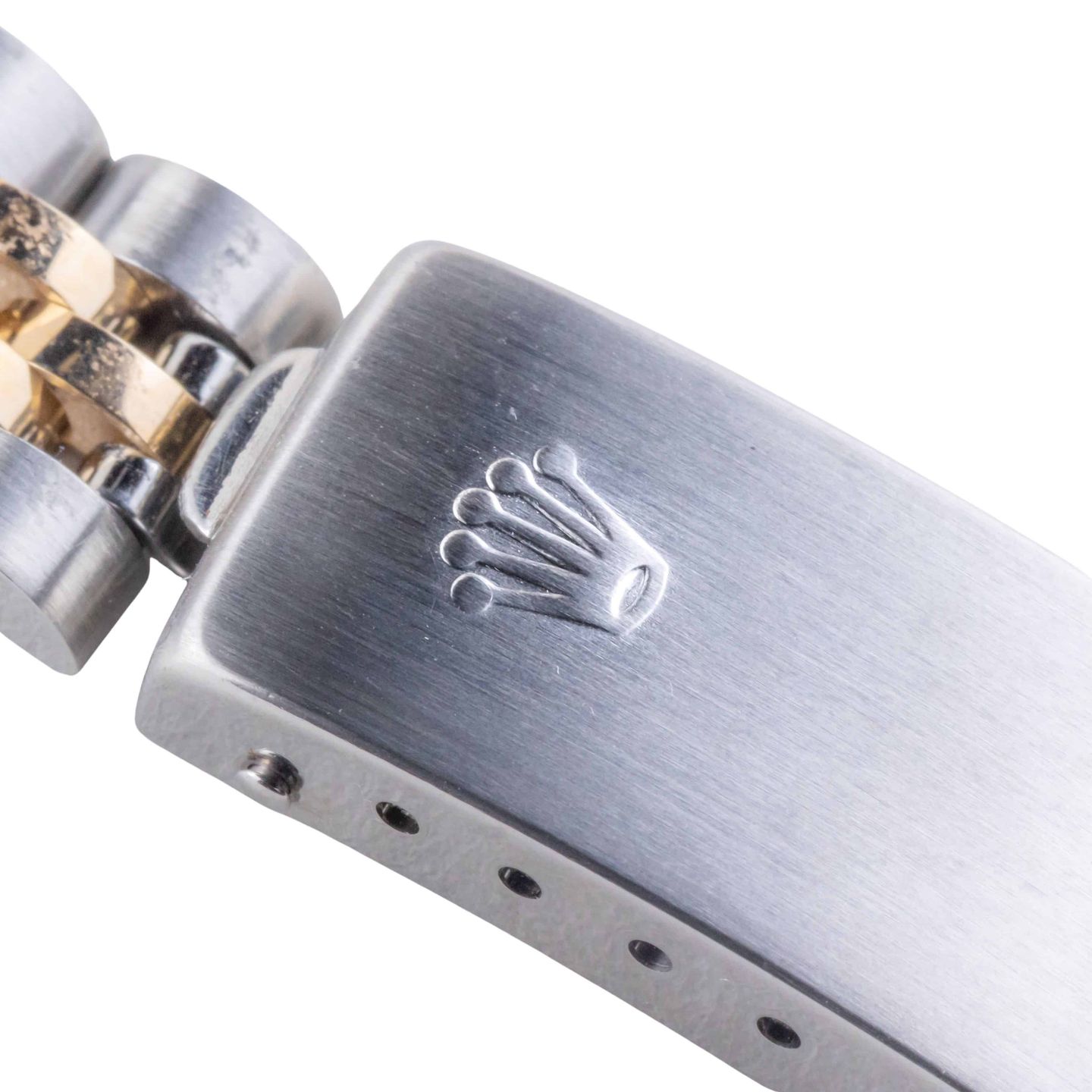 Rolex Lady-Datejust 69173 (1993) - Blue dial 26 mm Gold/Steel case (7/8)