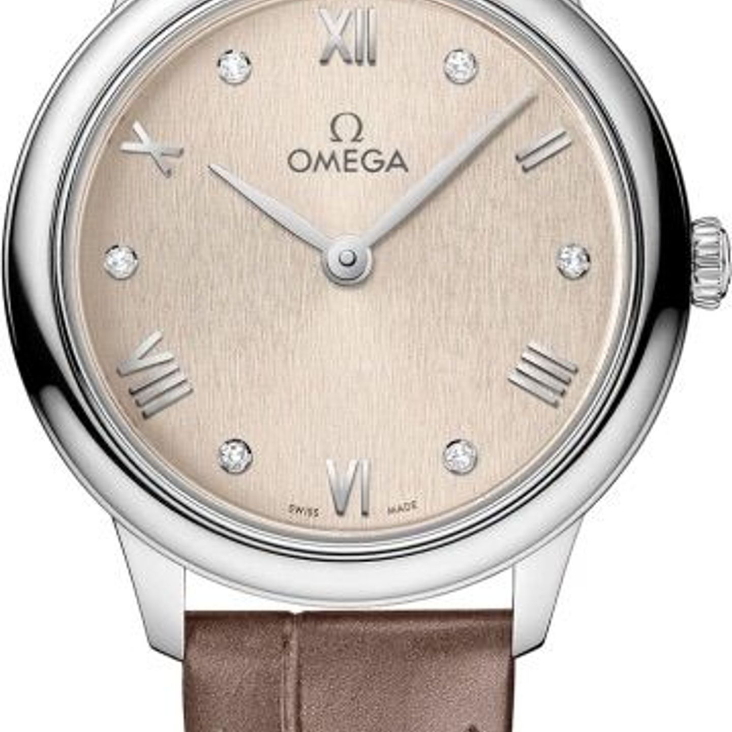 Omega De Ville 434.13.28.60.59.001 (2024) - Geel wijzerplaat 27mm Staal (1/1)