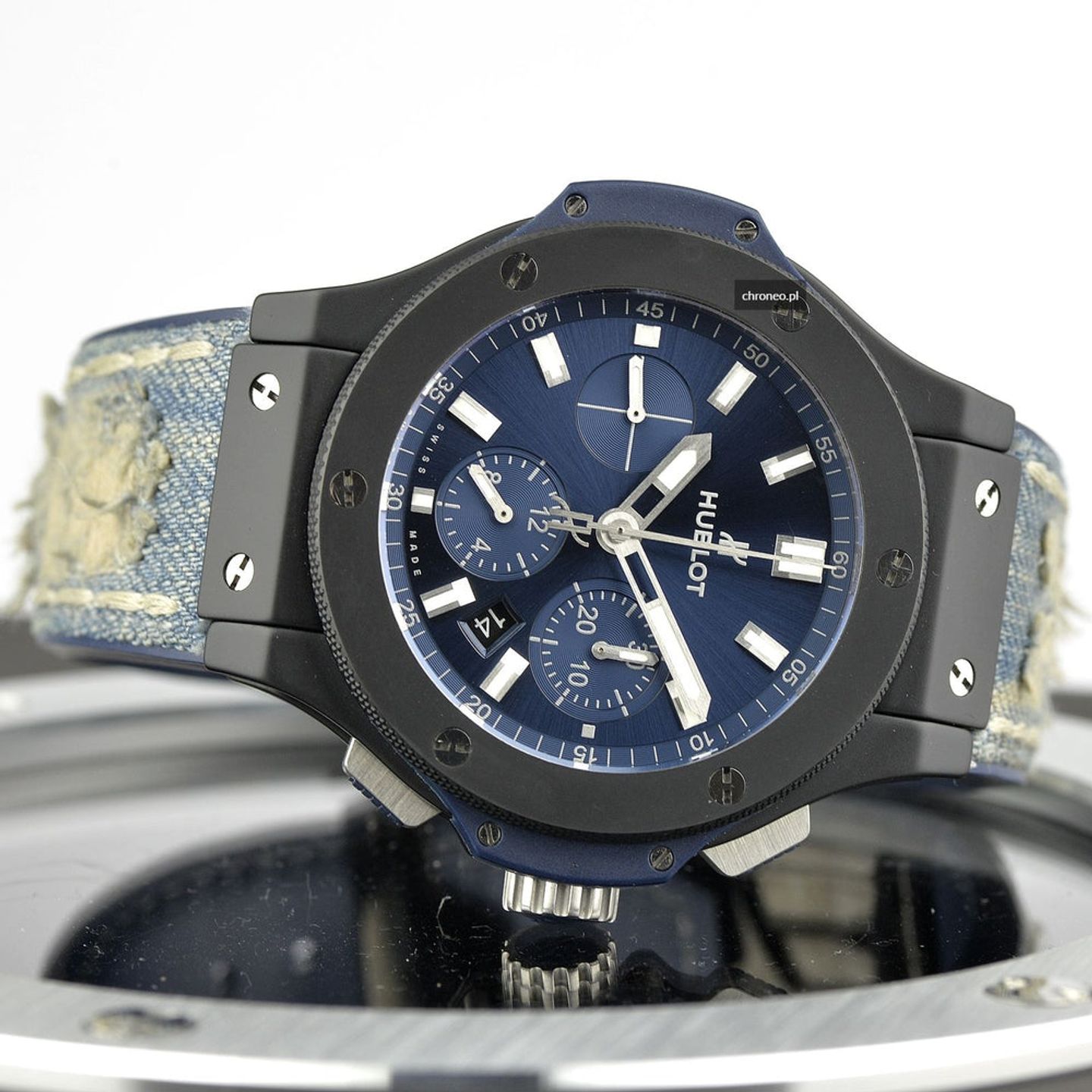 Hublot Big Bang 44 mm 301.CI.7170.LR (Unknown (random serial)) - Blue dial 44 mm Ceramic case (1/8)