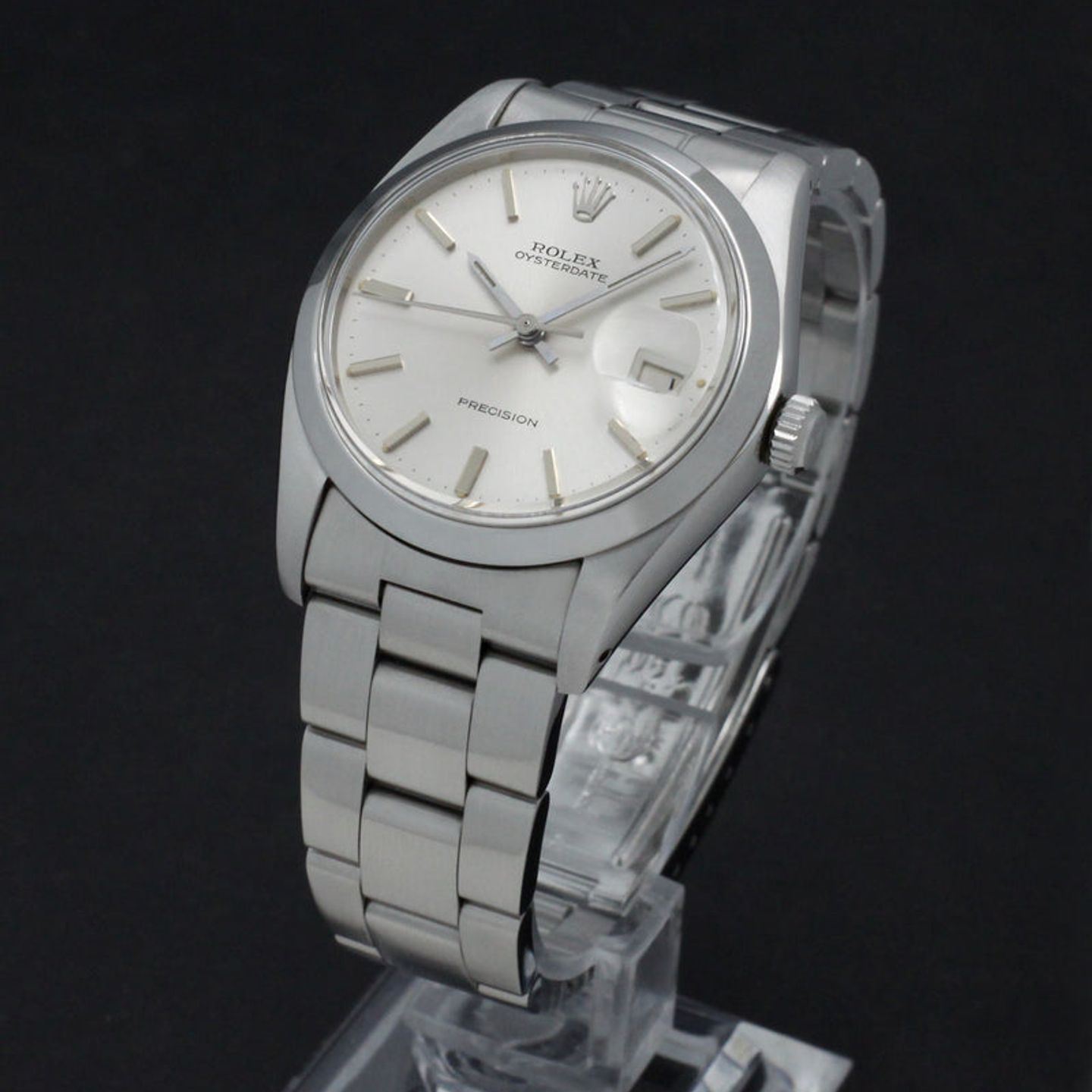 Rolex Oyster Precision 6694 (1978) - Silver dial 34 mm Steel case (4/7)