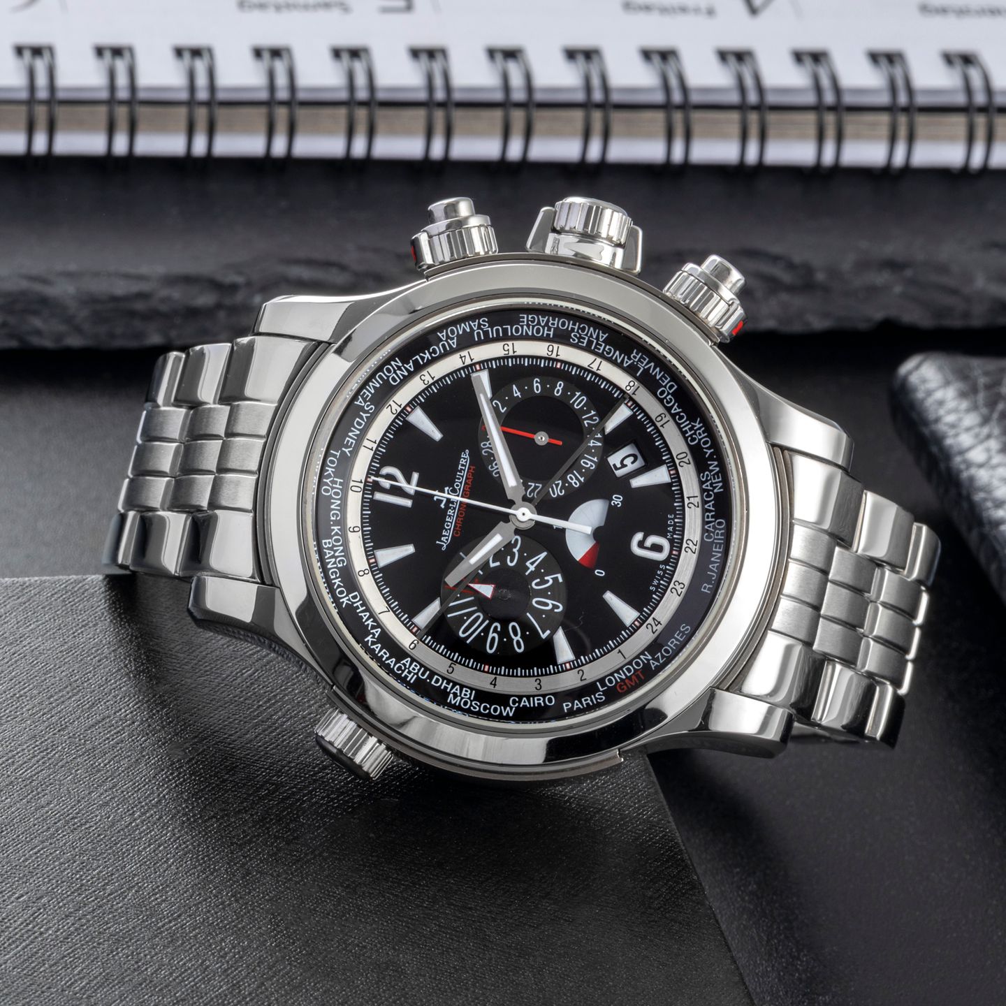 Jaeger-LeCoultre Master Compressor Extreme Q1768170 (2010) - Zwart wijzerplaat 46mm Staal (2/8)