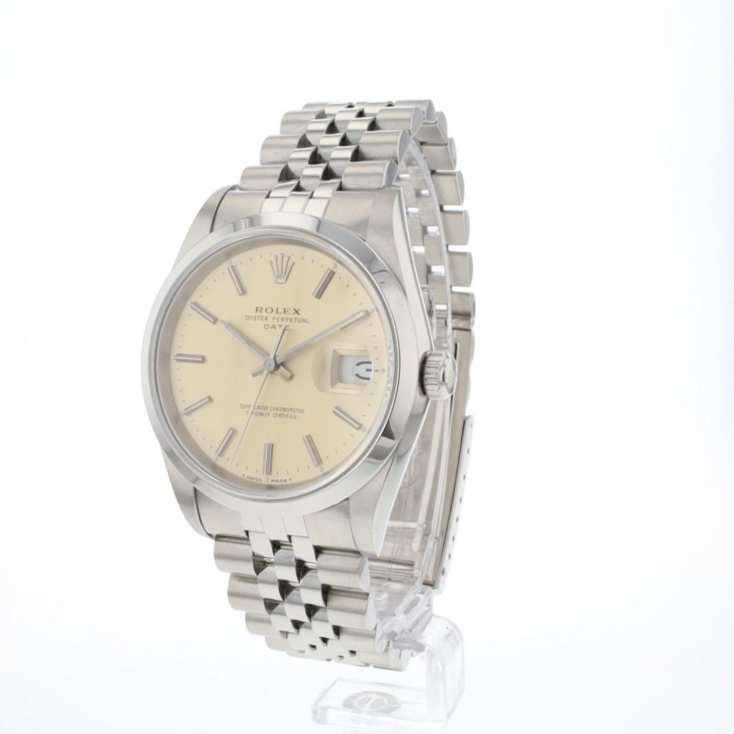 Rolex Oyster Perpetual Date 15200 (1991) - 34mm Staal (3/3)