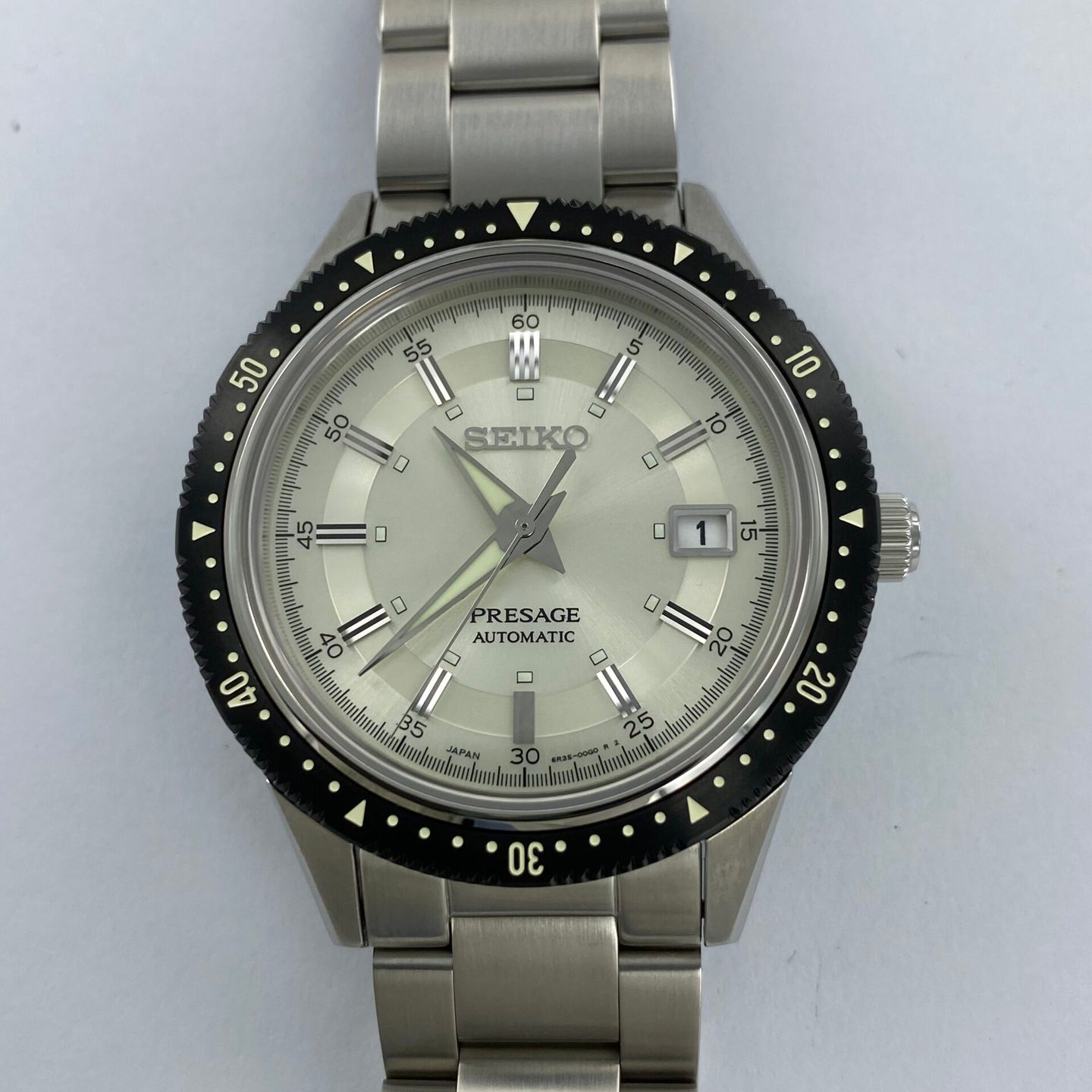 Seiko Presage - (Unknown (random serial)) - Silver dial 41 mm Steel case (6/6)