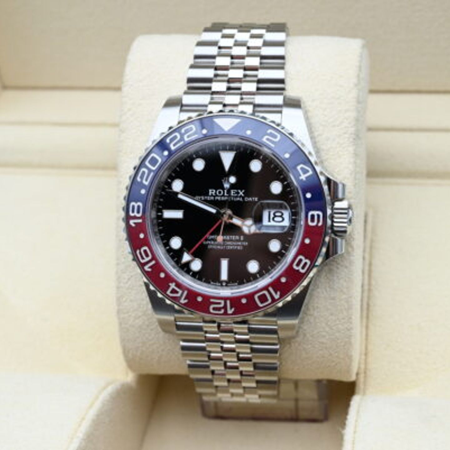 Rolex GMT-Master II 126710BLRO (2024) - Zwart wijzerplaat 40mm Staal (7/8)