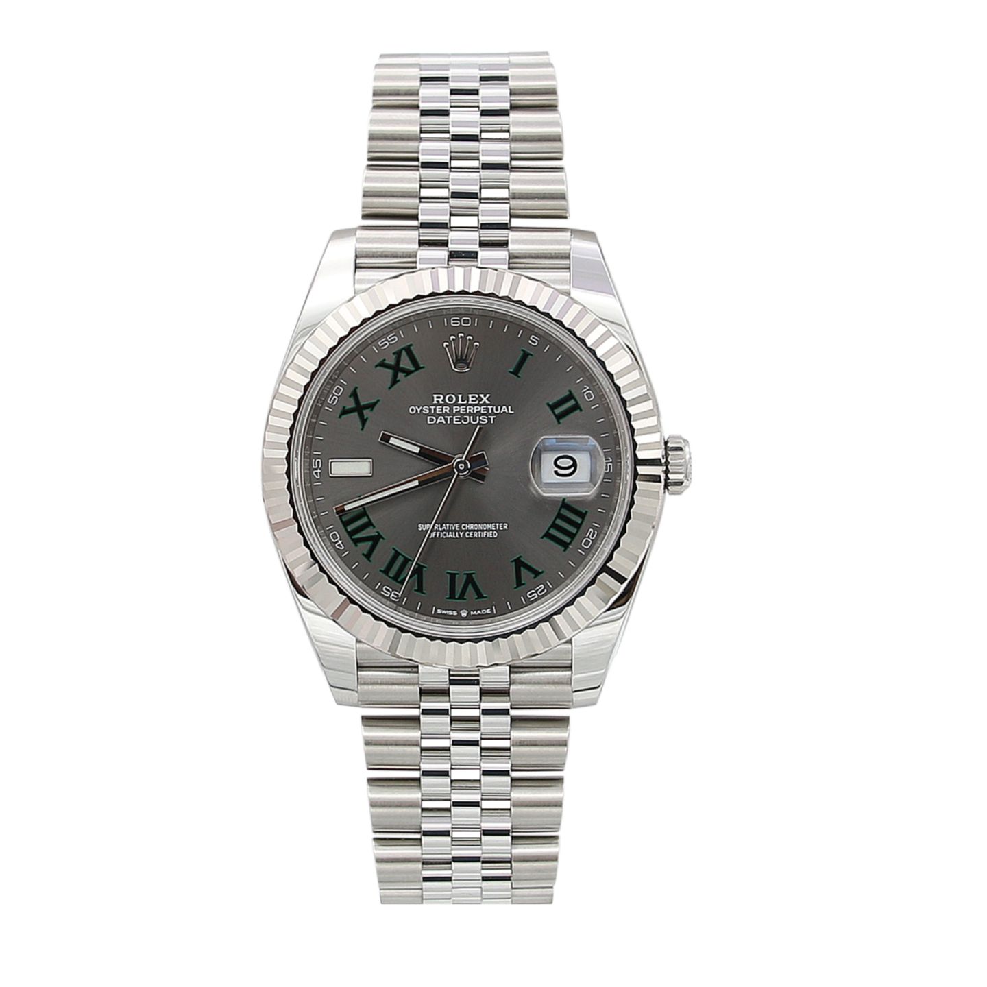 Rolex Datejust 41 126334 (Onbekend (willekeurig serienummer)) - Grijs wijzerplaat 41mm Staal (5/8)