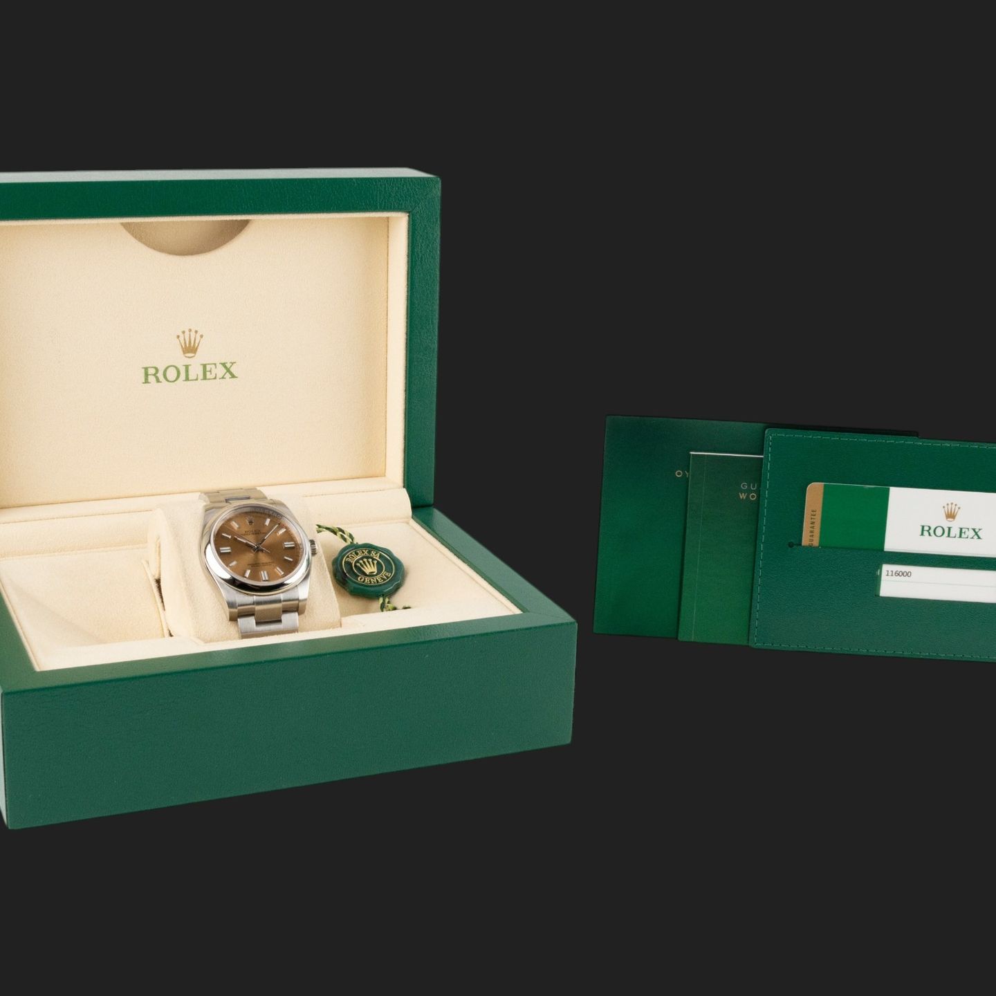 Rolex Oyster Perpetual 36 116000 (2016) - Bronze dial 36 mm Steel case (8/8)