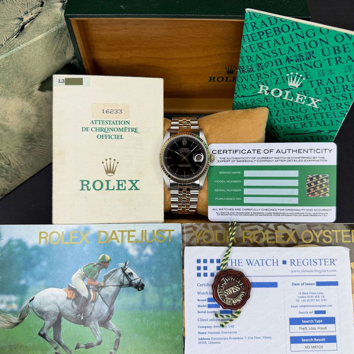 Rolex Datejust 36 16233 (1989) - 36 mm Gold/Steel case (3/8)