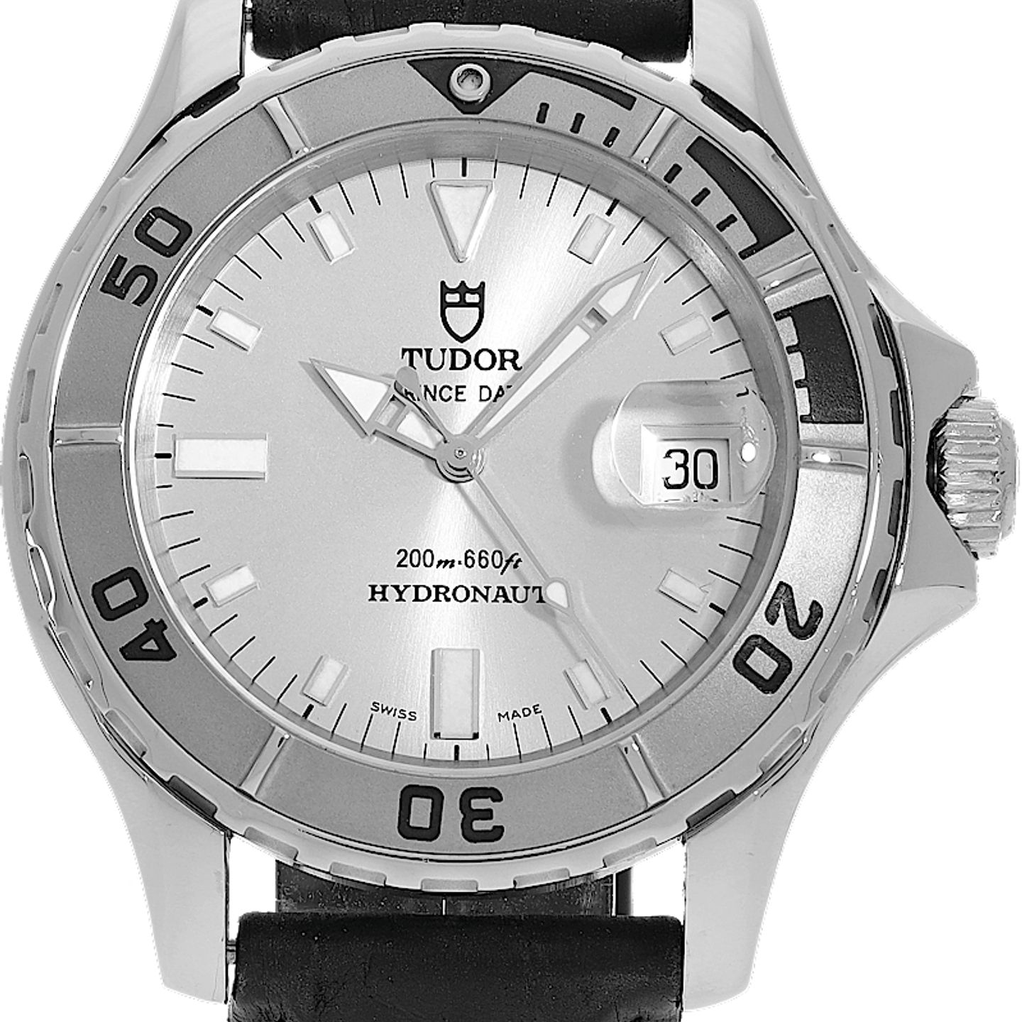 Tudor Hydronaut 89190 (Onbekend (willekeurig serienummer)) - Zilver wijzerplaat 40mm Staal (2/5)