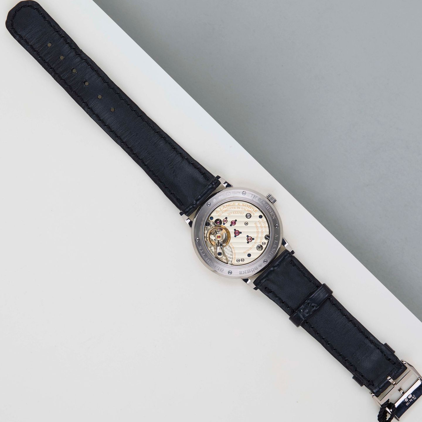 A. Lange & Söhne Saxonia 219.026 (2019) - Zilver wijzerplaat 35mm Witgoud (6/8)