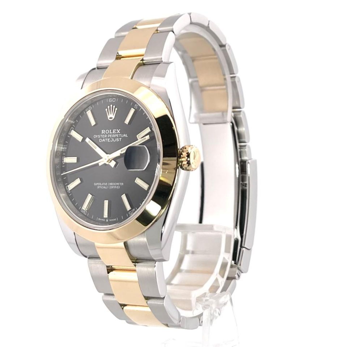 Rolex Datejust 41 126303 (2022) - Black dial 41 mm Gold/Steel case (3/8)