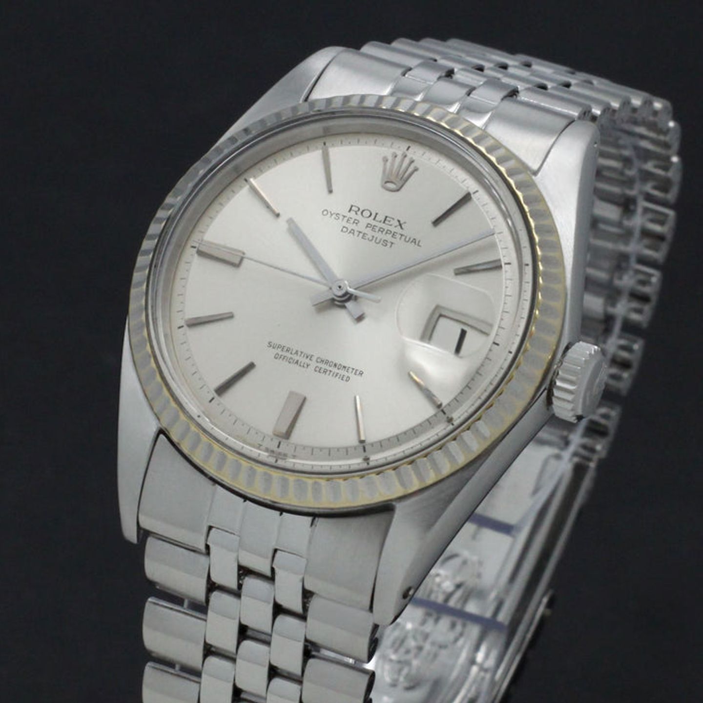 Rolex Datejust 1601 (1966) - Zilver wijzerplaat 36mm Staal (6/7)