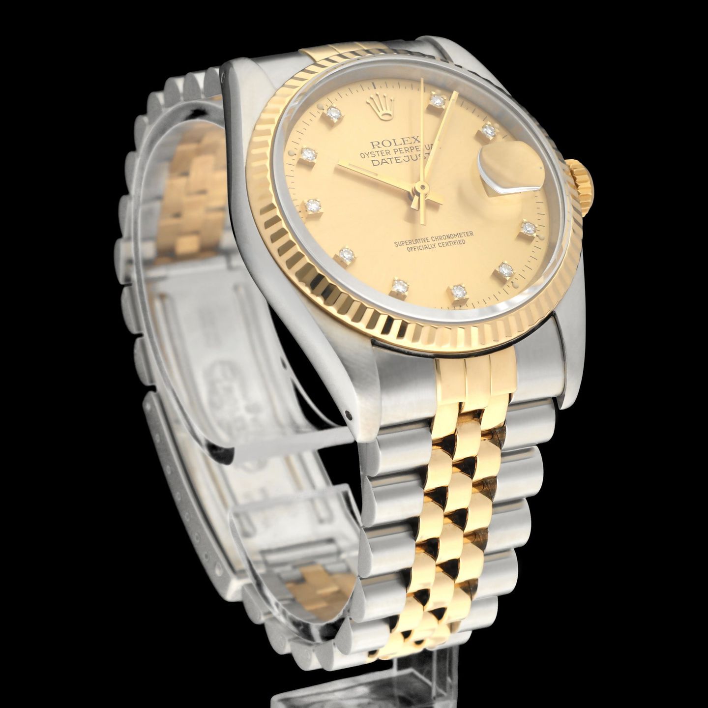 Rolex Datejust 36 16233G (1989) - 36mm Goud/Staal (5/8)