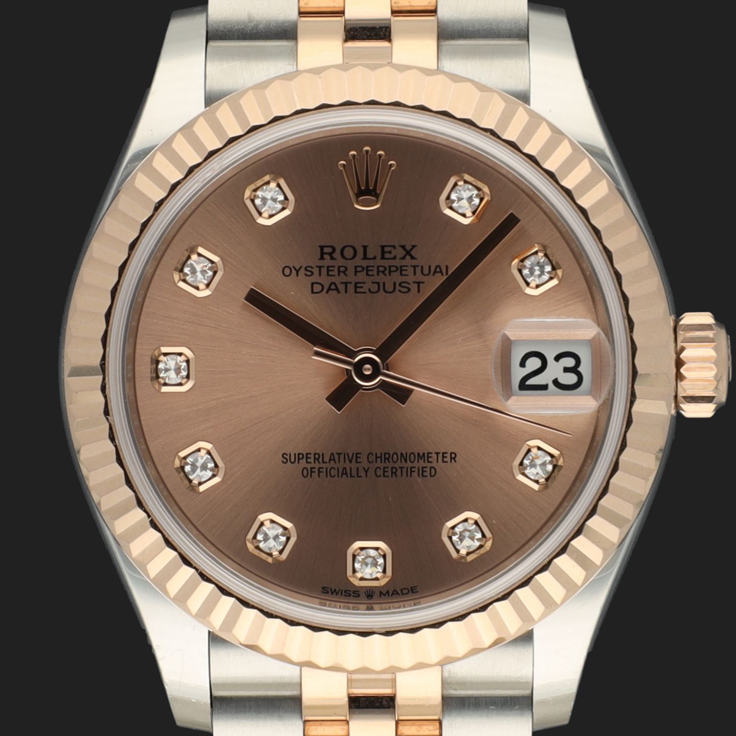 Rolex Datejust 31 278271 (2020) - 31 mm Gold/Steel case (2/8)