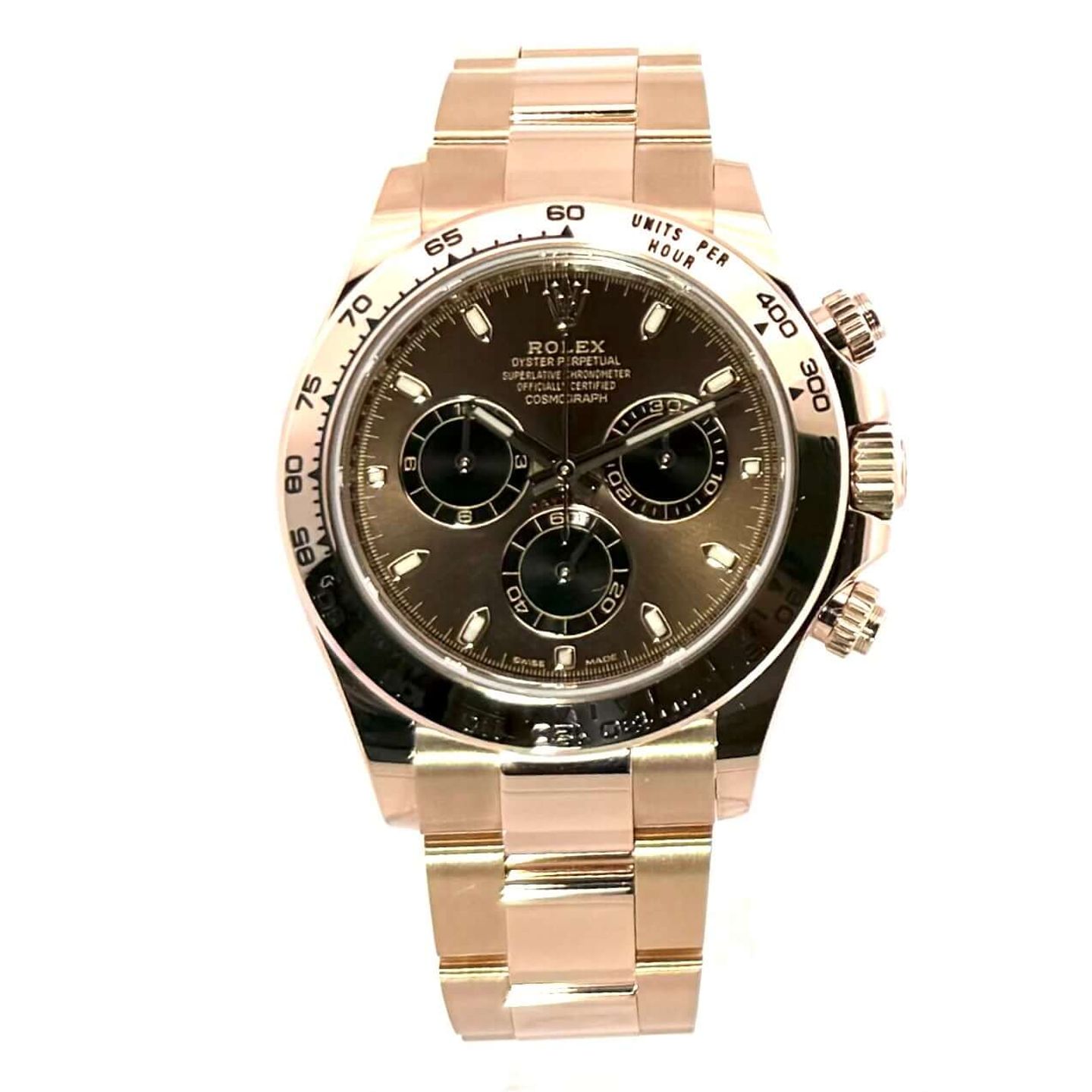 Rolex Daytona 116505 (2021) - Bruin wijzerplaat 40mm Roségoud (2/8)