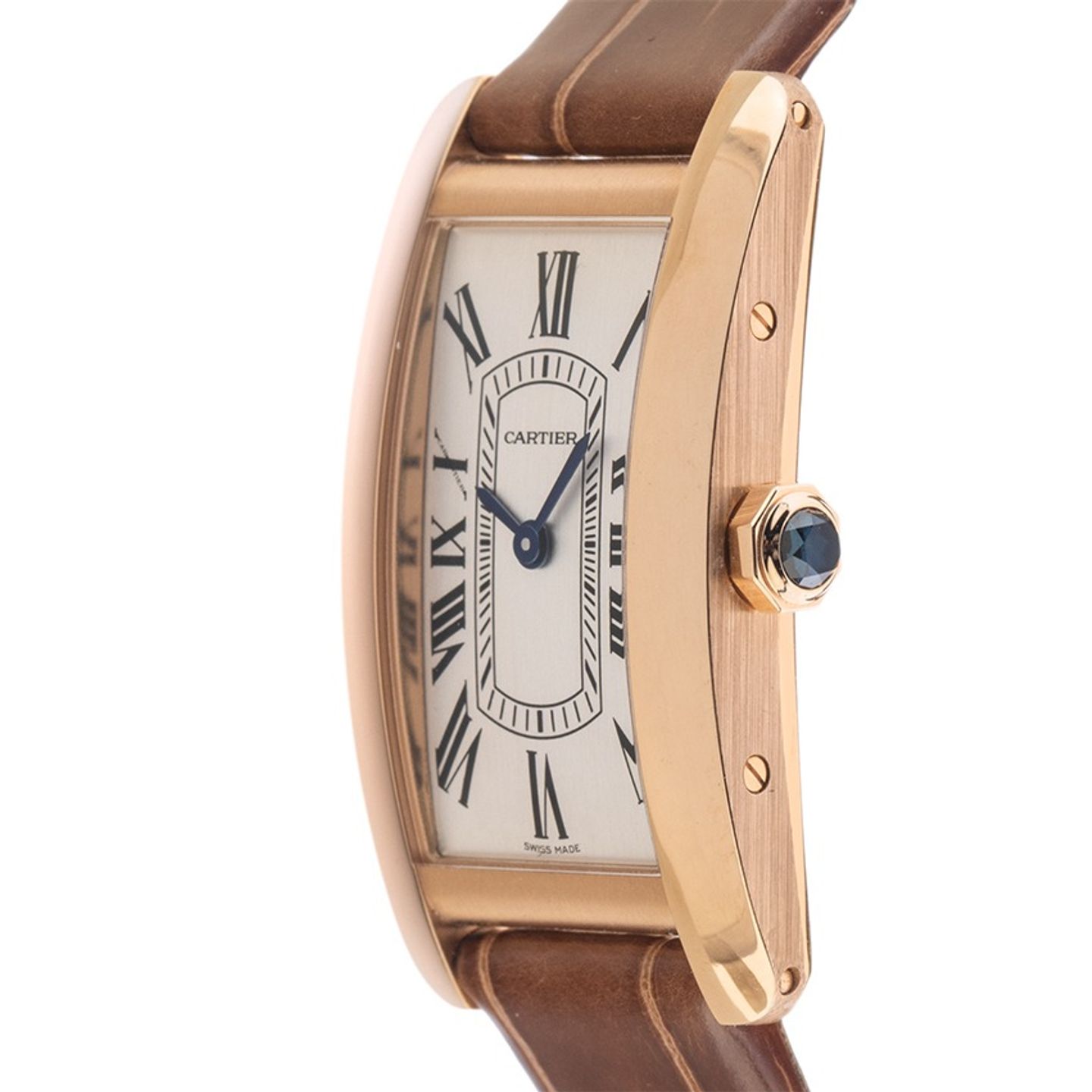 Cartier Tank Américaine WGTA0133 (2025) - Silver dial Rose Gold case (4/7)