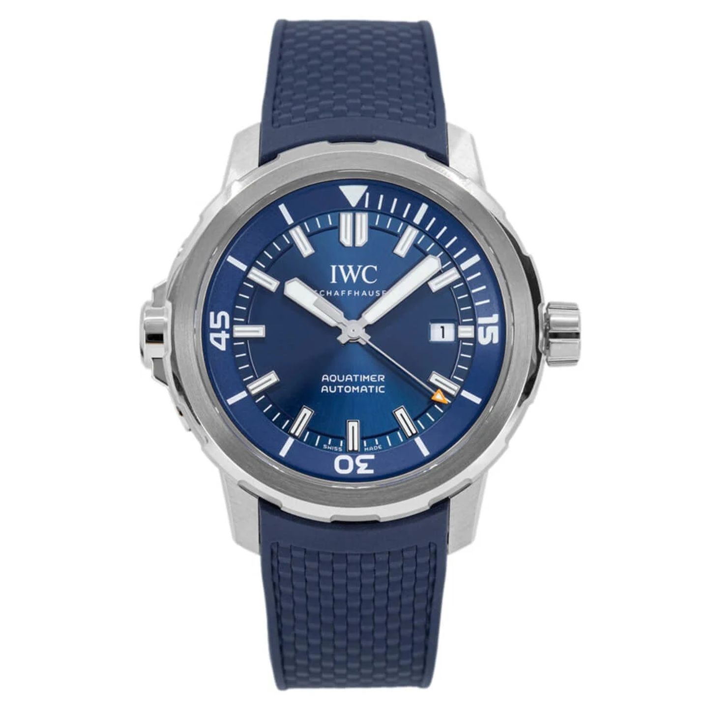 IWC Aquatimer Automatic IW328801 (2024) - Blauw wijzerplaat 42mm Staal (3/3)