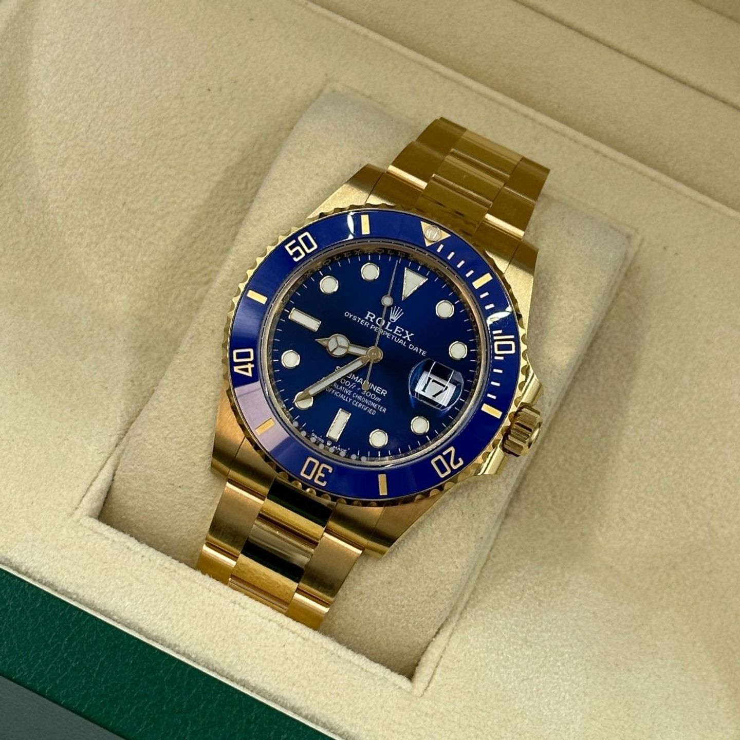 Rolex Submariner Date 126618LB (2023) - Blauw wijzerplaat 41mm Geelgoud (8/8)