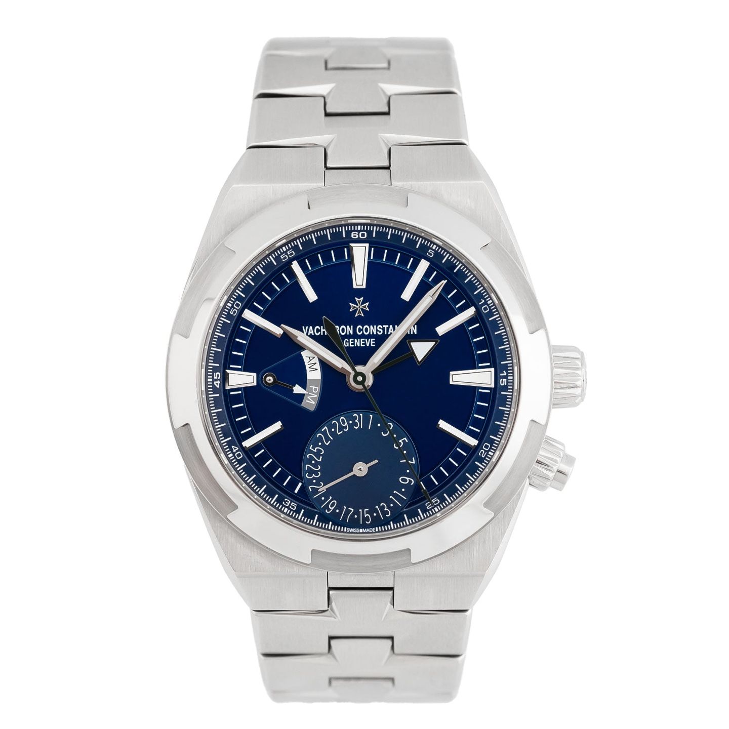 Vacheron Constantin Overseas Dual Time 7900V/110A-B334 (2021) - Blue dial 42 mm Steel case (1/6)