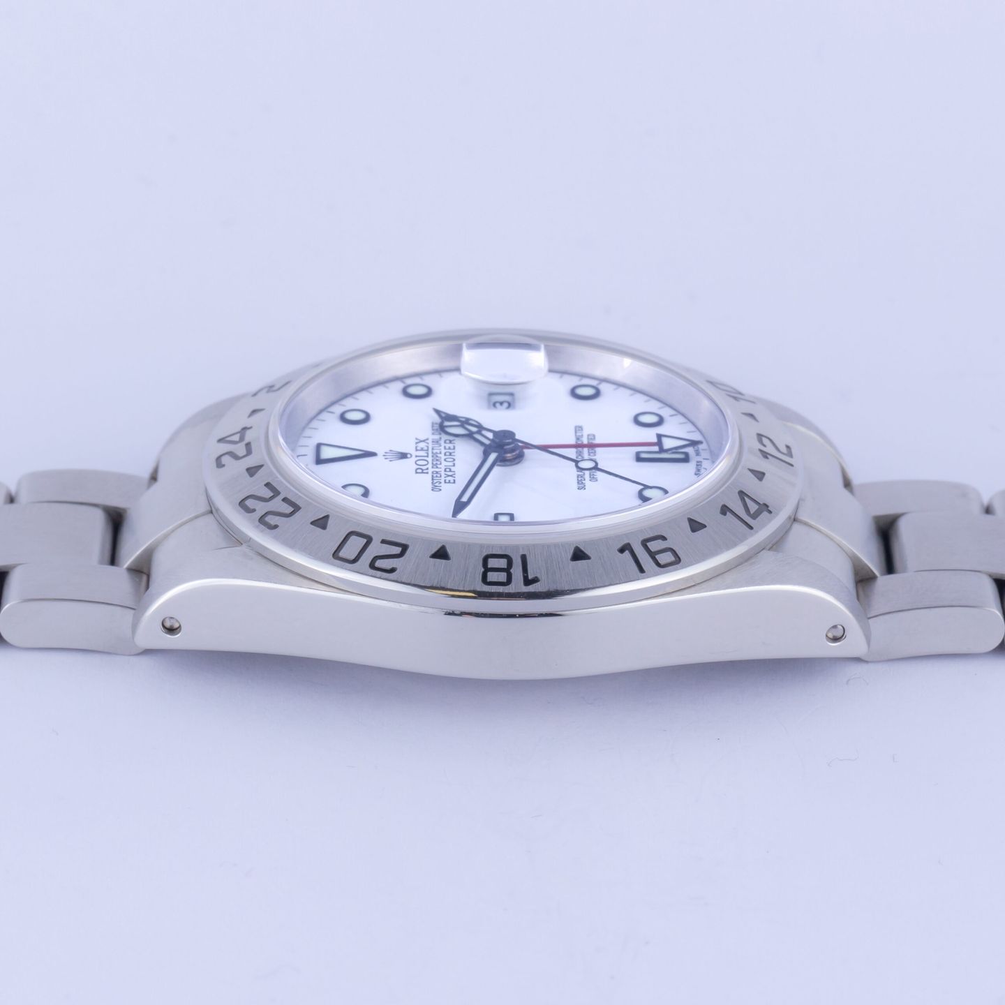 Rolex Explorer II 16570 (1998) - White dial 40 mm Steel case (6/8)