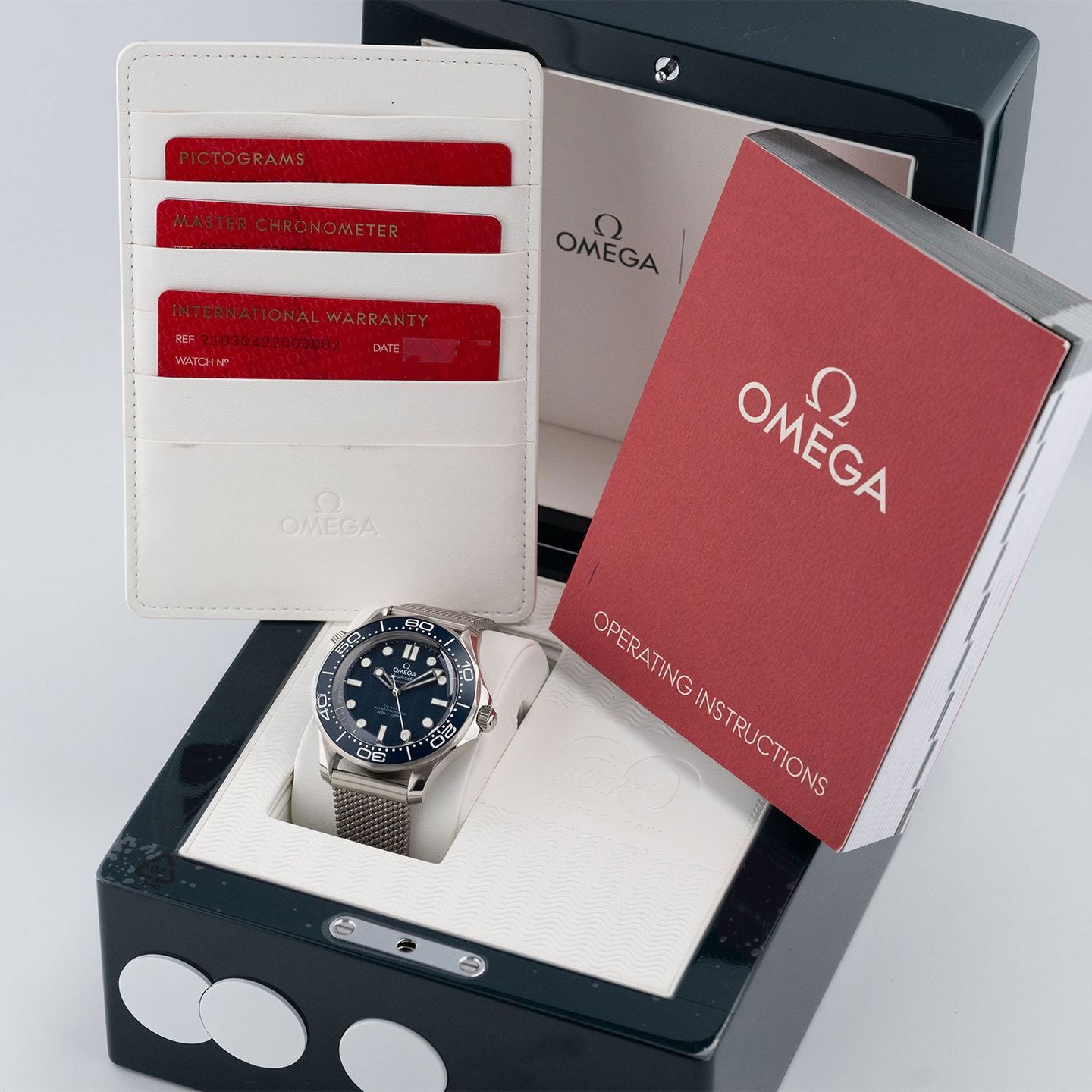 Omega Seamaster Diver 300 M 210.30.42.20.03.002 (2025) - Blue dial 42 mm Steel case (5/5)