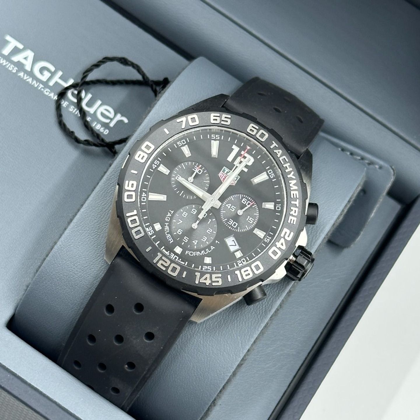 TAG Heuer Formula 1 Quartz CAZ1010.FT8024 (2023) - Zwart wijzerplaat 43mm Staal (7/8)