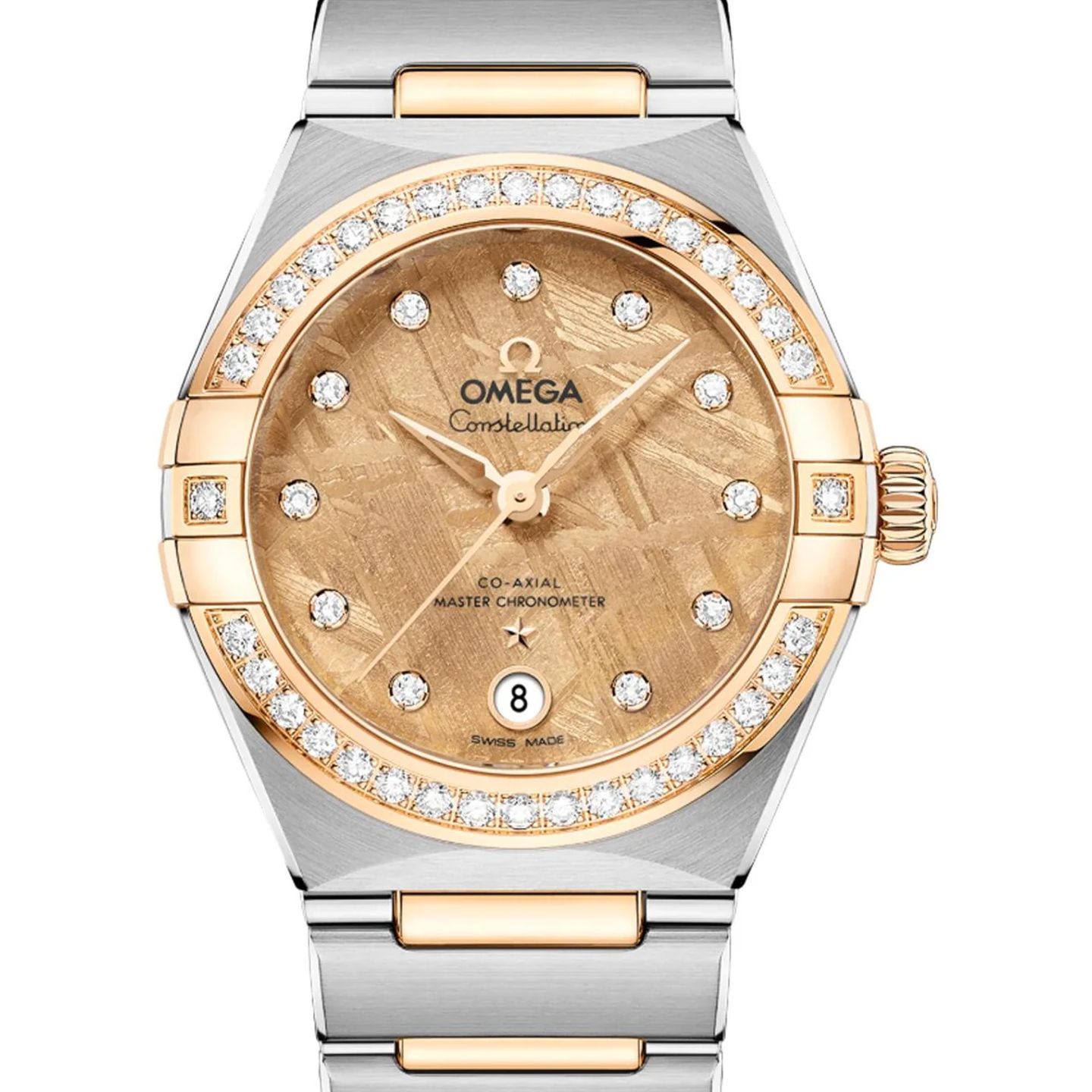Omega Constellation 131.25.29.20.99.002 (2026) - Yellow dial 29 mm Gold/Steel case (1/1)