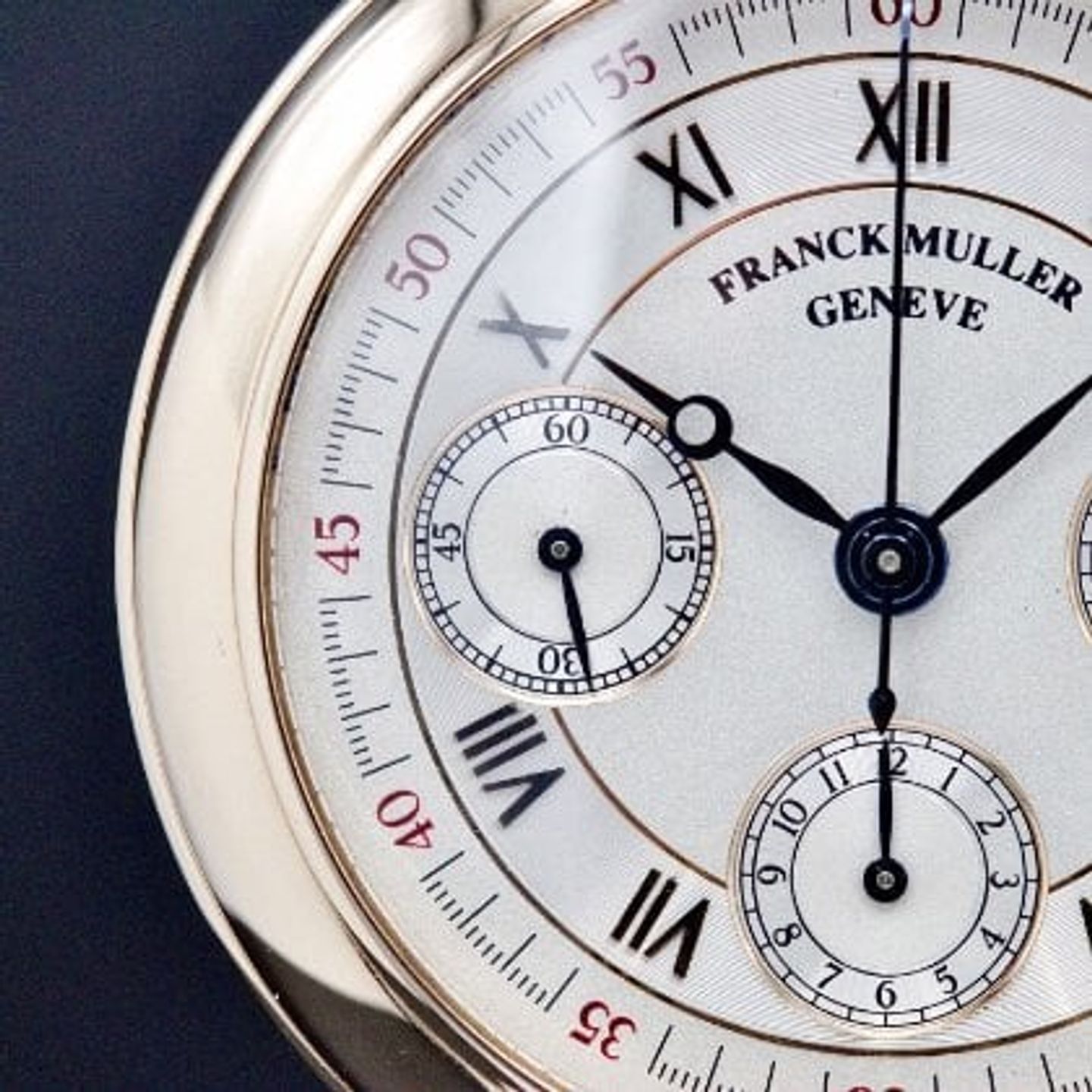 Franck Muller Unknown 7000DF (1990) - Silver dial Unknown White Gold case (4/8)