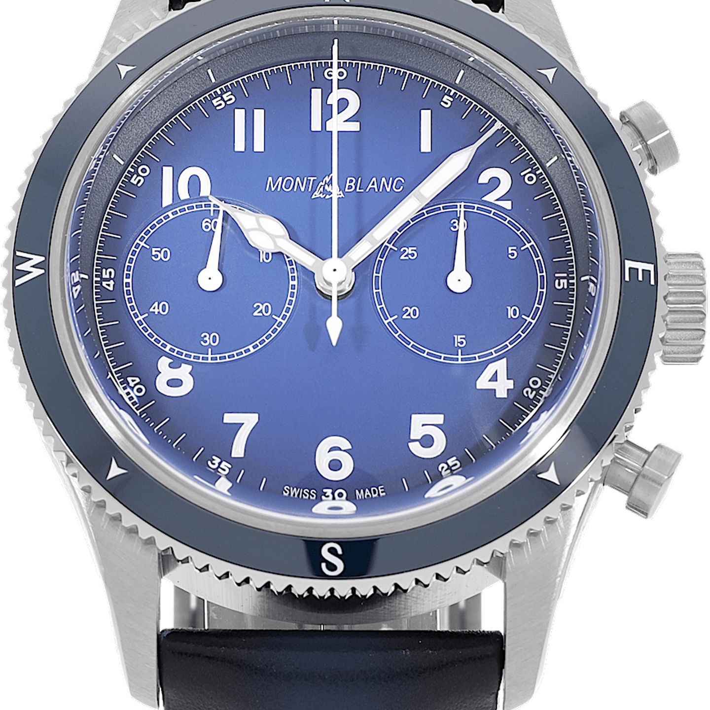 Montblanc 1858 126912 (2026) - Blauw wijzerplaat 42mm Staal (2/5)