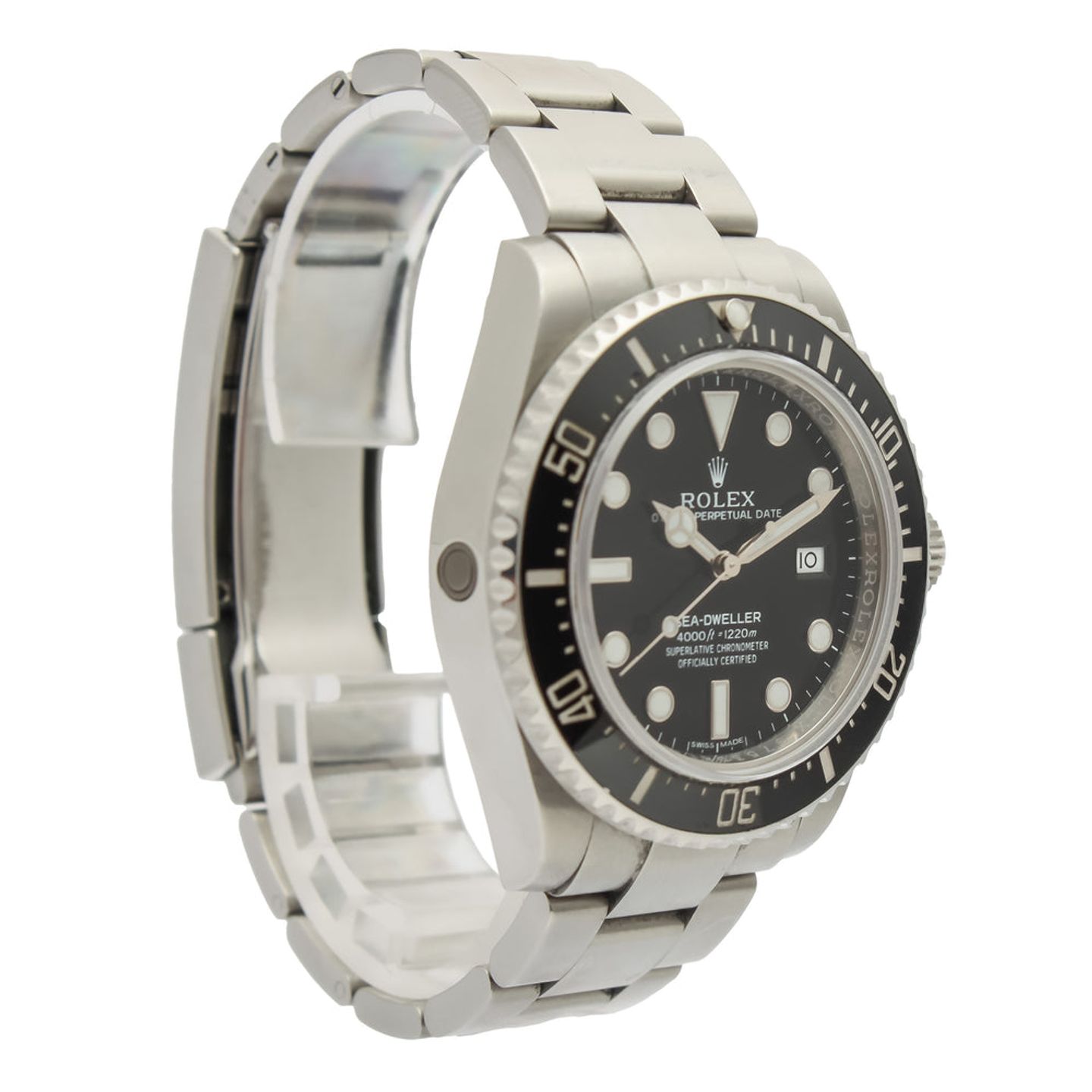 Rolex Sea-Dweller 4000 116600 (2017) - Zwart wijzerplaat 40mm Staal (6/14)