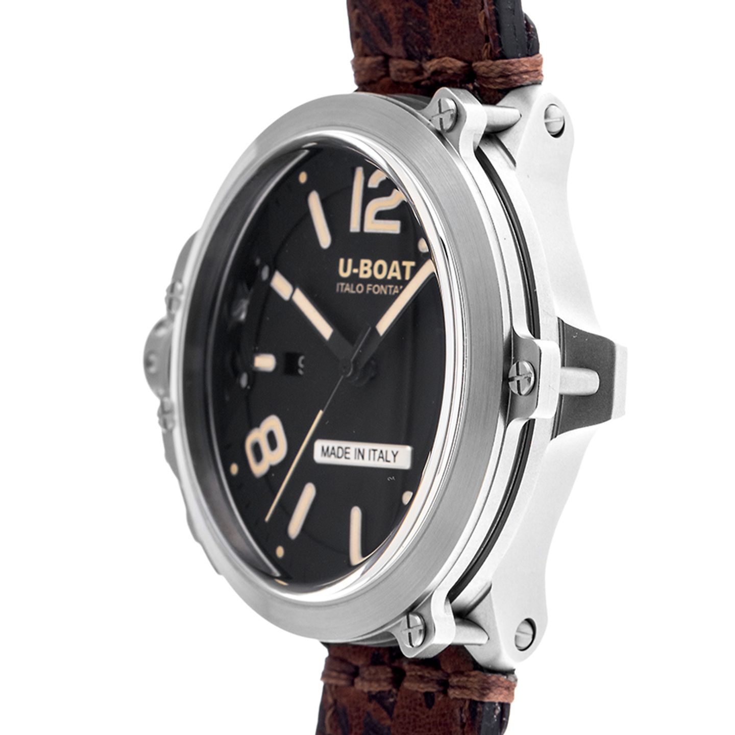 U-Boat Capsule 8807 (Unknown (random serial)) - Black dial 51 mm Steel case (3/6)