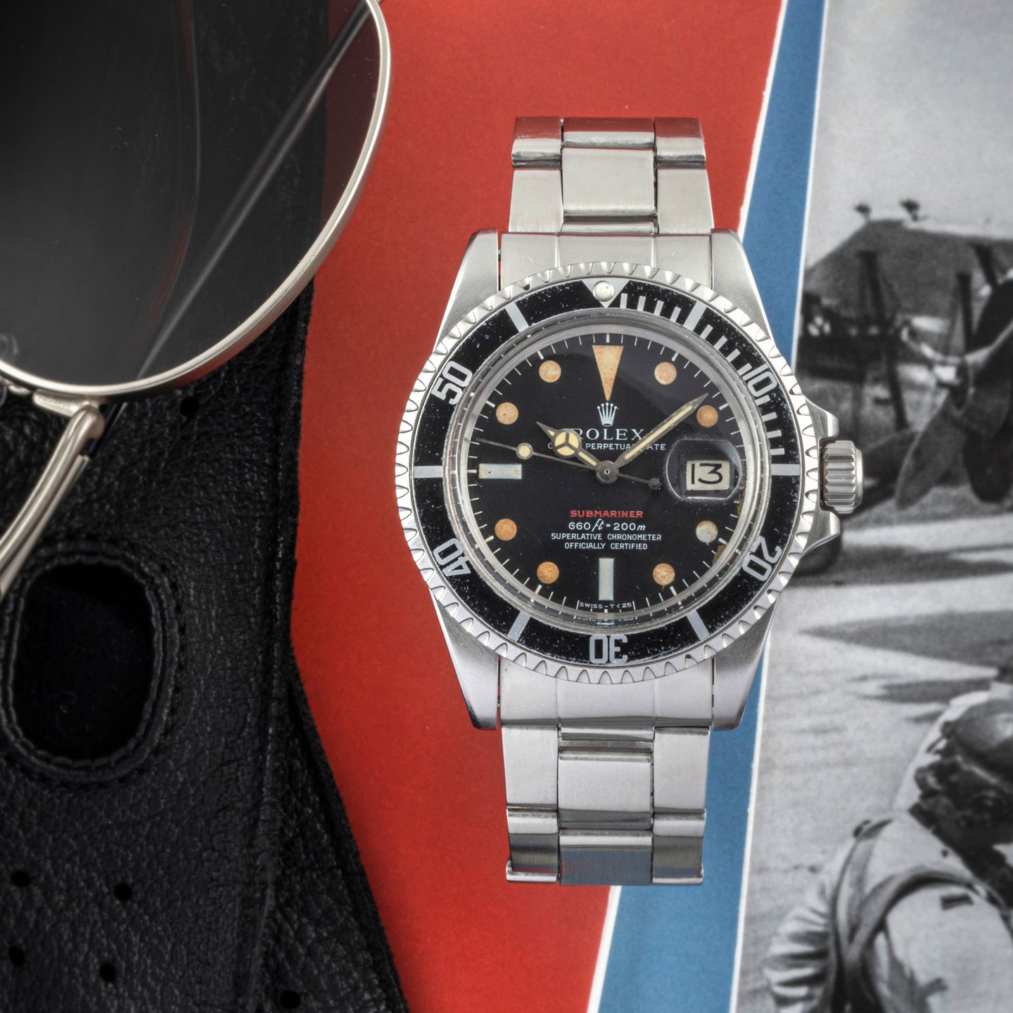 Rolex Submariner Date 1680 (1972) - Zwart wijzerplaat 40mm Staal (1/8)