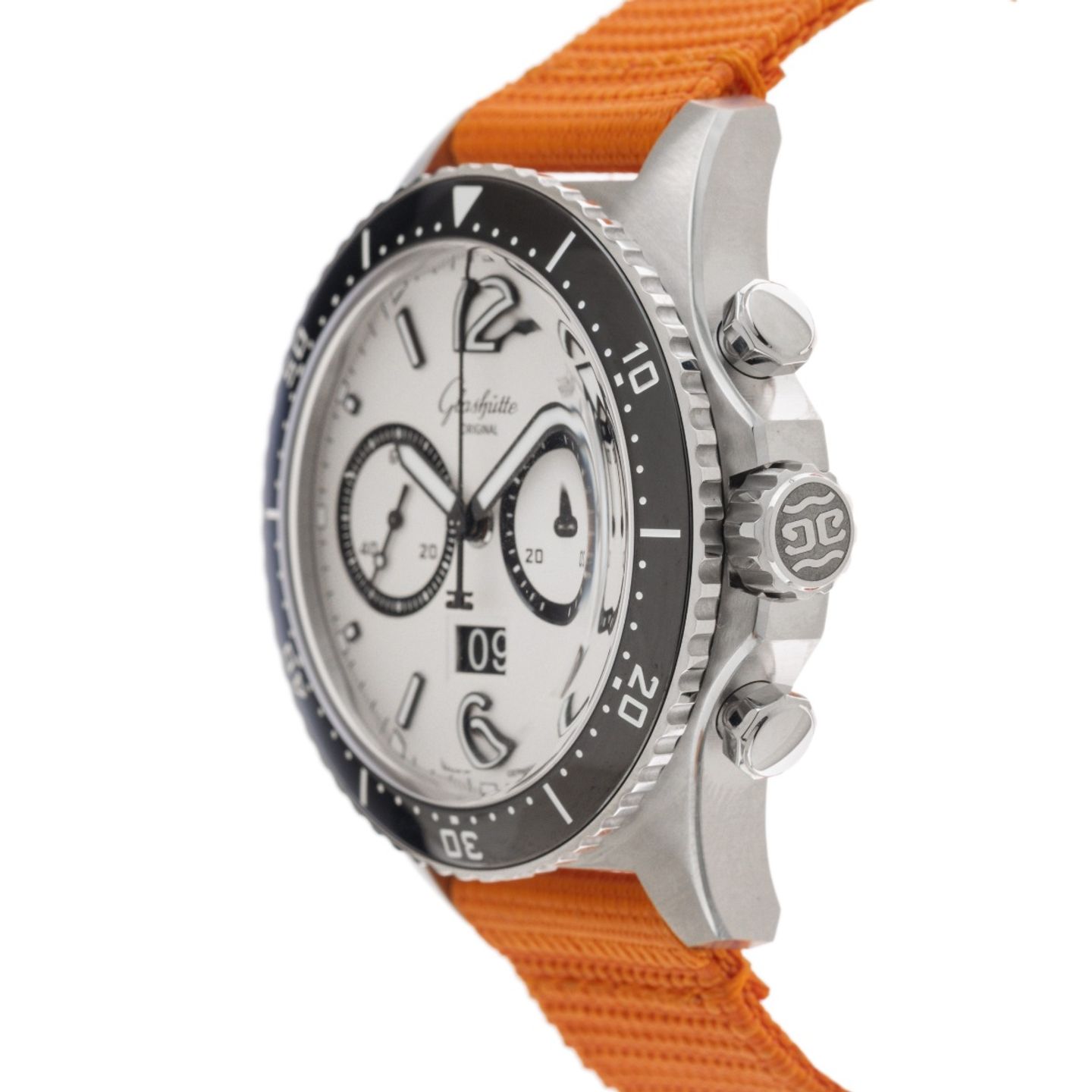 Glashütte Original SeaQ Chronograph 1-37-23-03-80-34 (2026) - Zilver wijzerplaat 43mm Staal (4/8)