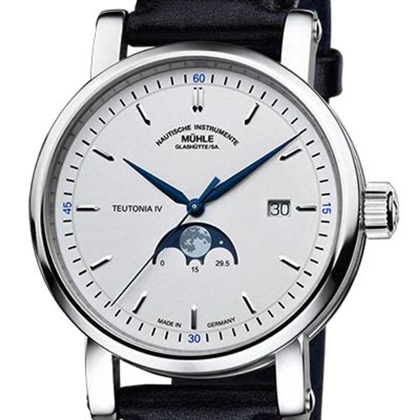 Mühle Glashütte Panova M1-44-05-LB (2024) - White dial 42 mm Steel case (1/2)