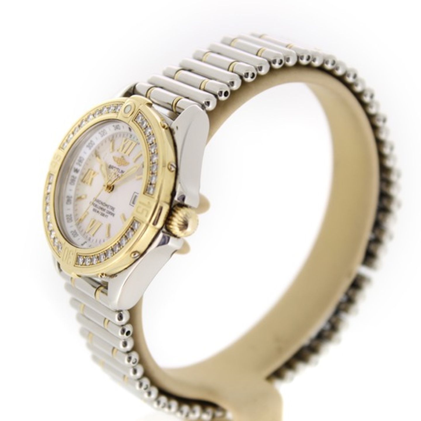 Breitling Cockpit Lady D67365 (2000) - Parelmoer wijzerplaat 31mm Goud/Staal (4/7)