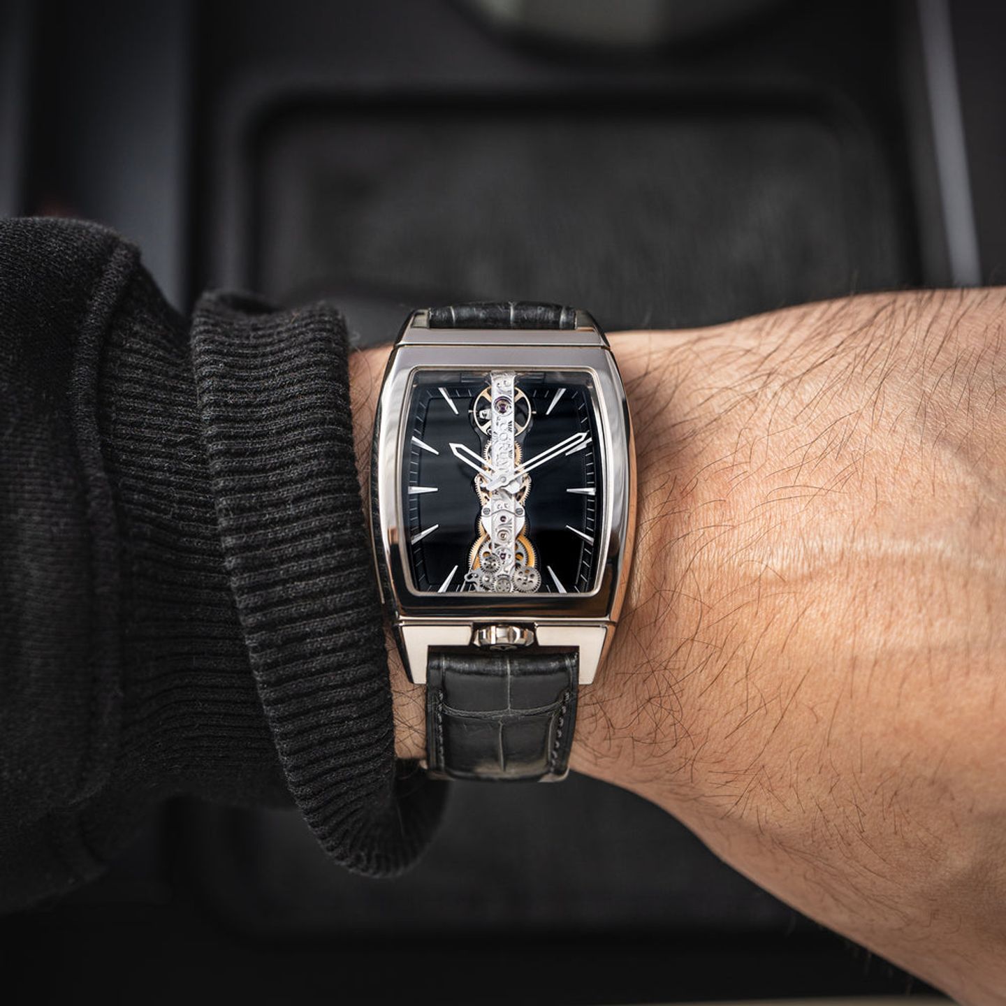 Unknown Unknown 113.150.59/0001 FN01 (2023) - Black dial 51 mm White Gold case (3/8)