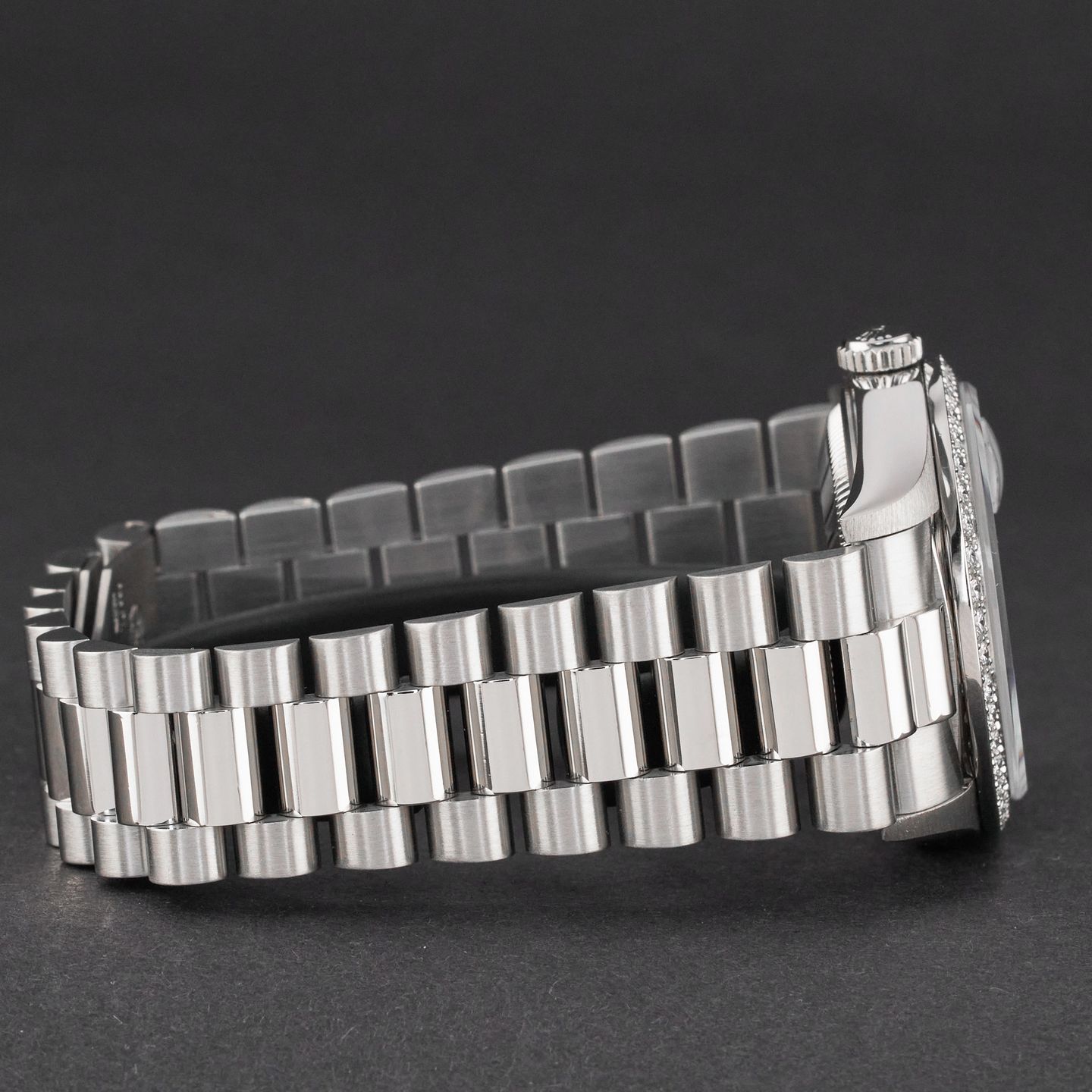 Rolex Day-Date 36 18346 (1993) - Silver dial 36 mm Platinum case (7/8)