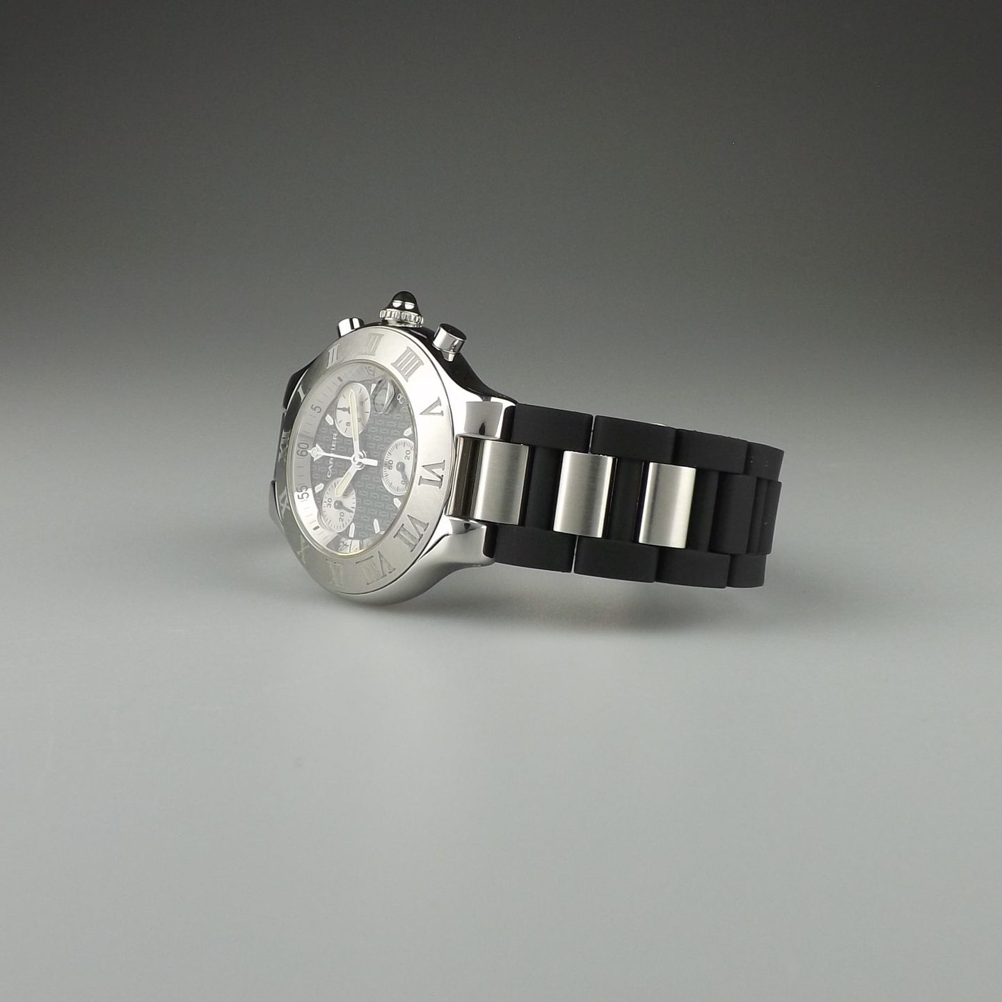 Cartier 21 Chronoscaph 2424 (2000) - 38mm Staal (5/8)