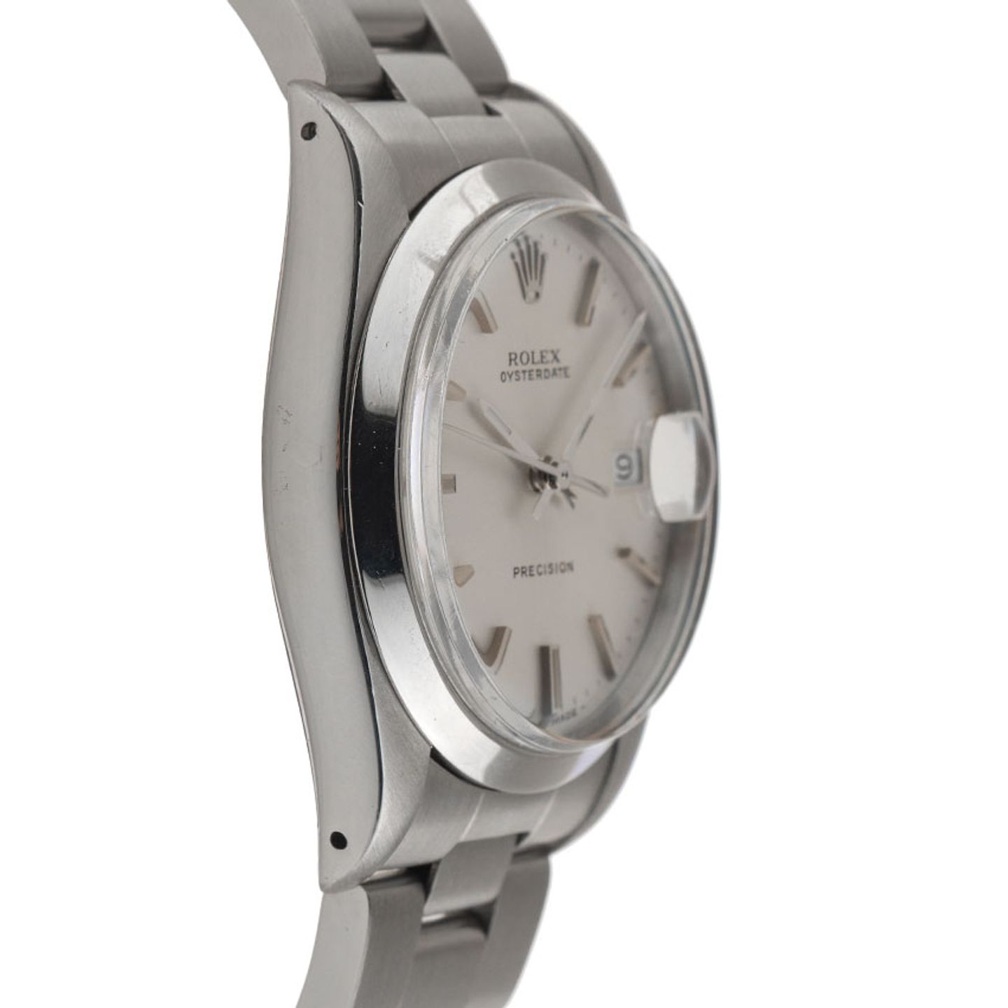 Rolex Oyster Precision 6694 (1986) - Silver dial 34 mm Steel case (5/8)