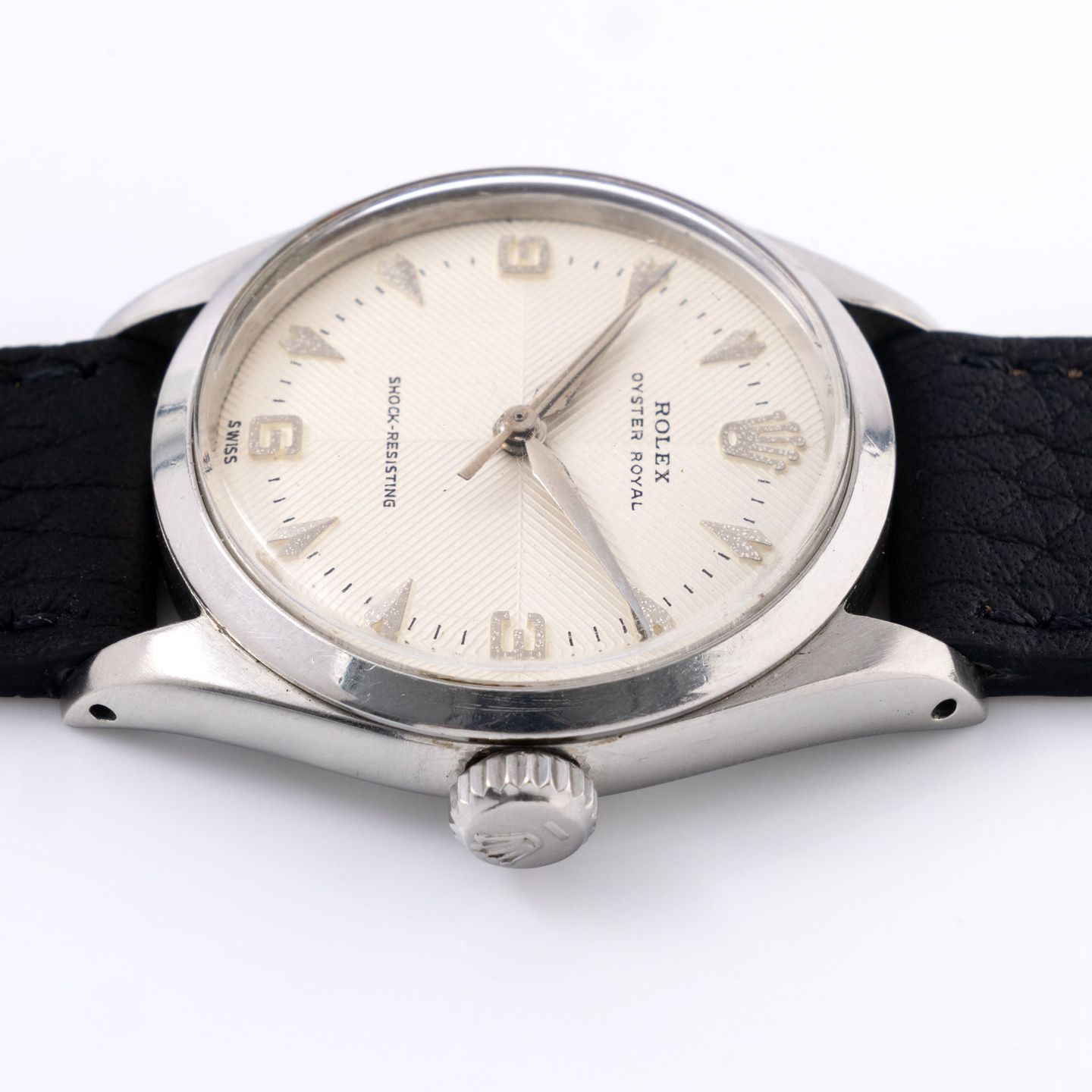 Rolex Oyster Perpetual 6444 (1957) - Wit wijzerplaat 31mm Staal (5/7)