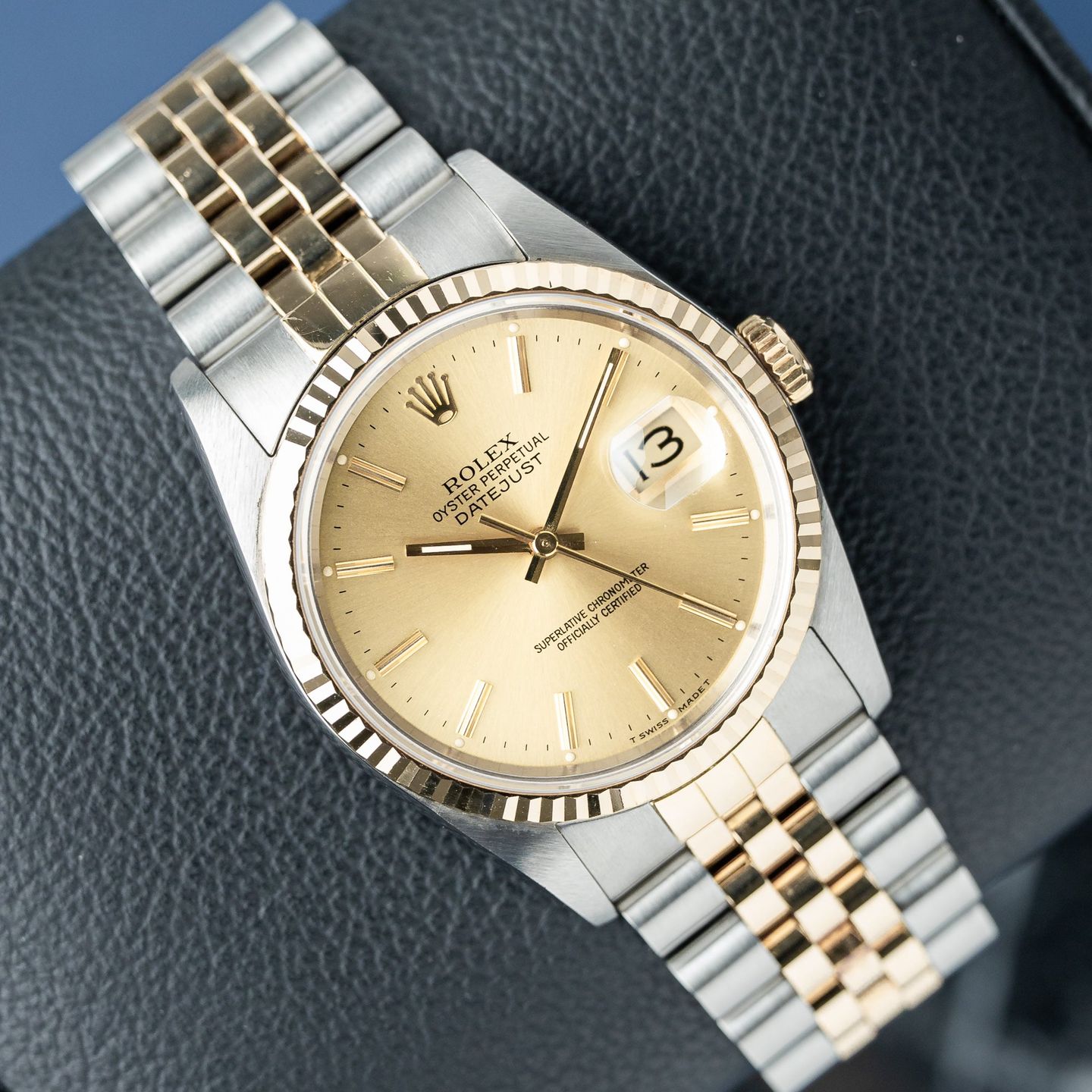 Rolex Datejust 36 16233 (1989) - 36 mm Gold/Steel case (2/8)