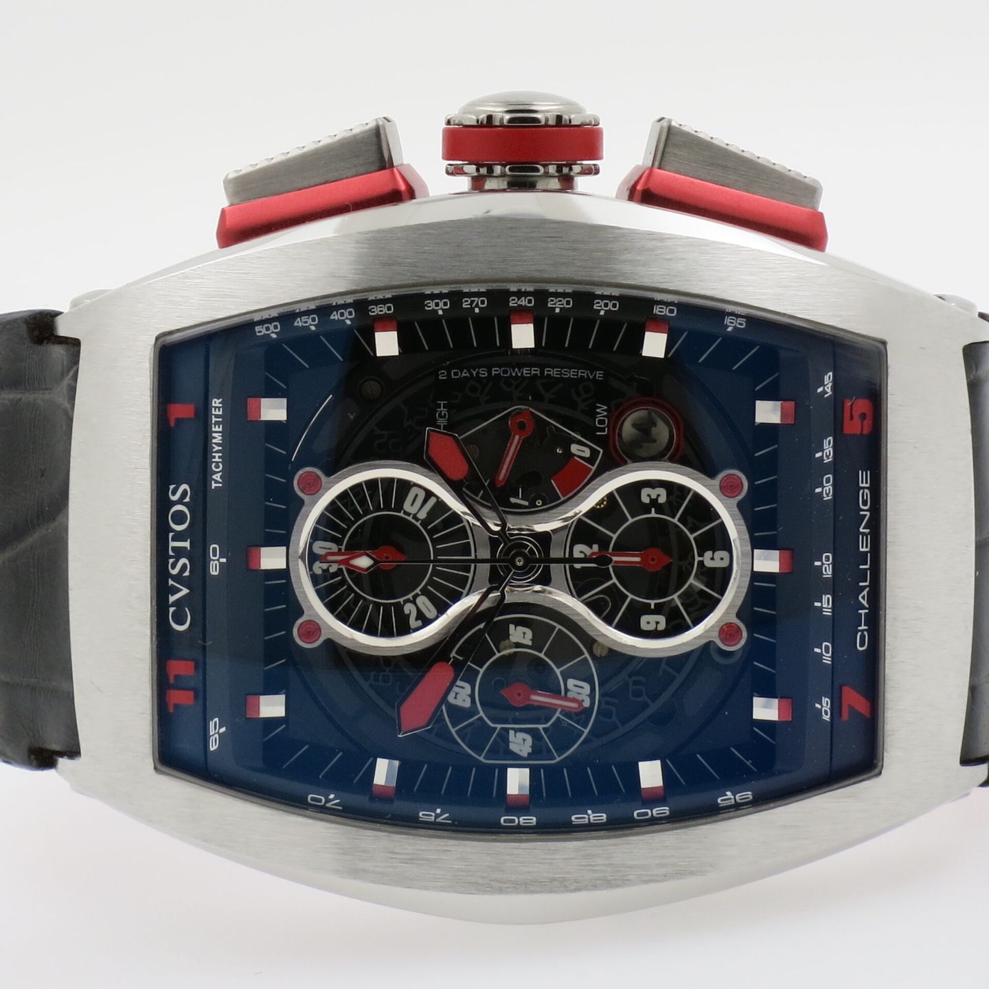 Cvstos Challenge C GT GP R (Onbekend (willekeurig serienummer)) - Zwart wijzerplaat 45mm Staal (8/8)