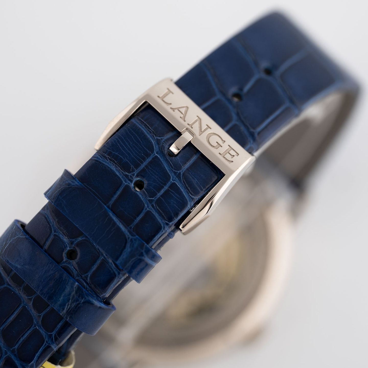 A. Lange & Söhne Saxonia 205.086 (2021) - Blue dial 37 mm White Gold case (5/8)