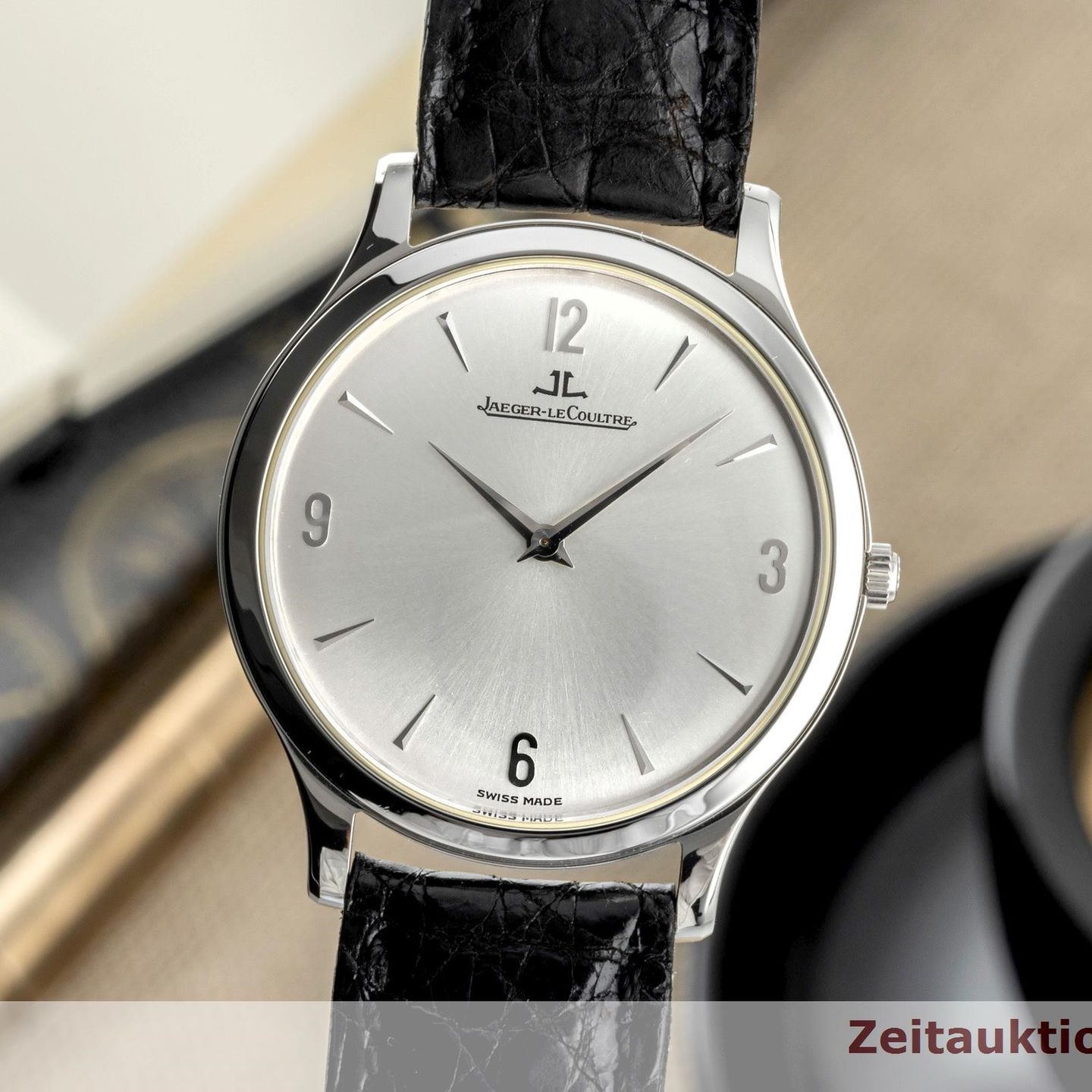 Jaeger-LeCoultre Master Ultra Thin 145.8.79 (1996) - Silver dial 34 mm Steel case (3/8)