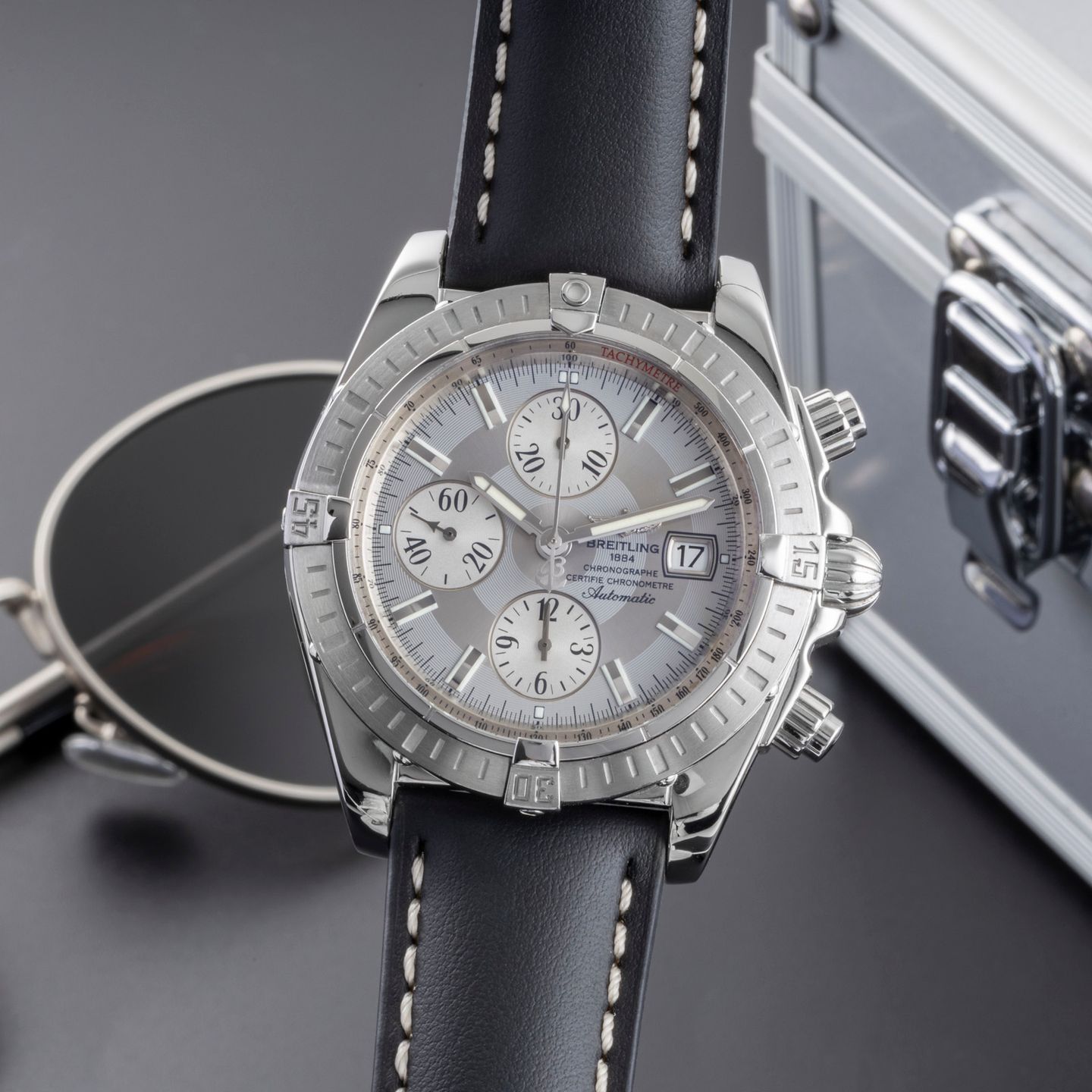 Breitling Chronomat Evolution A13356 (2008) - 44mm Staal (3/8)